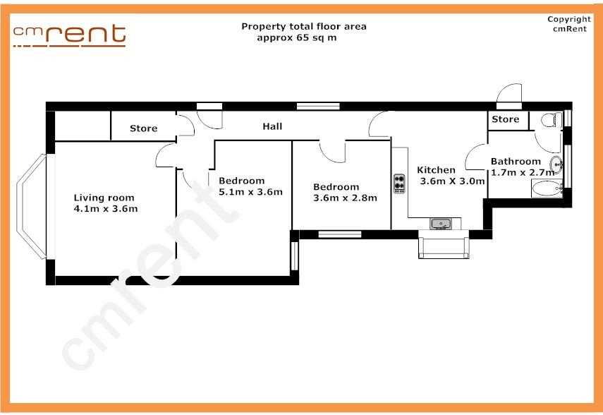 2 Bedrooms Flat to rent in Trinity Road, Chelmsford CM2