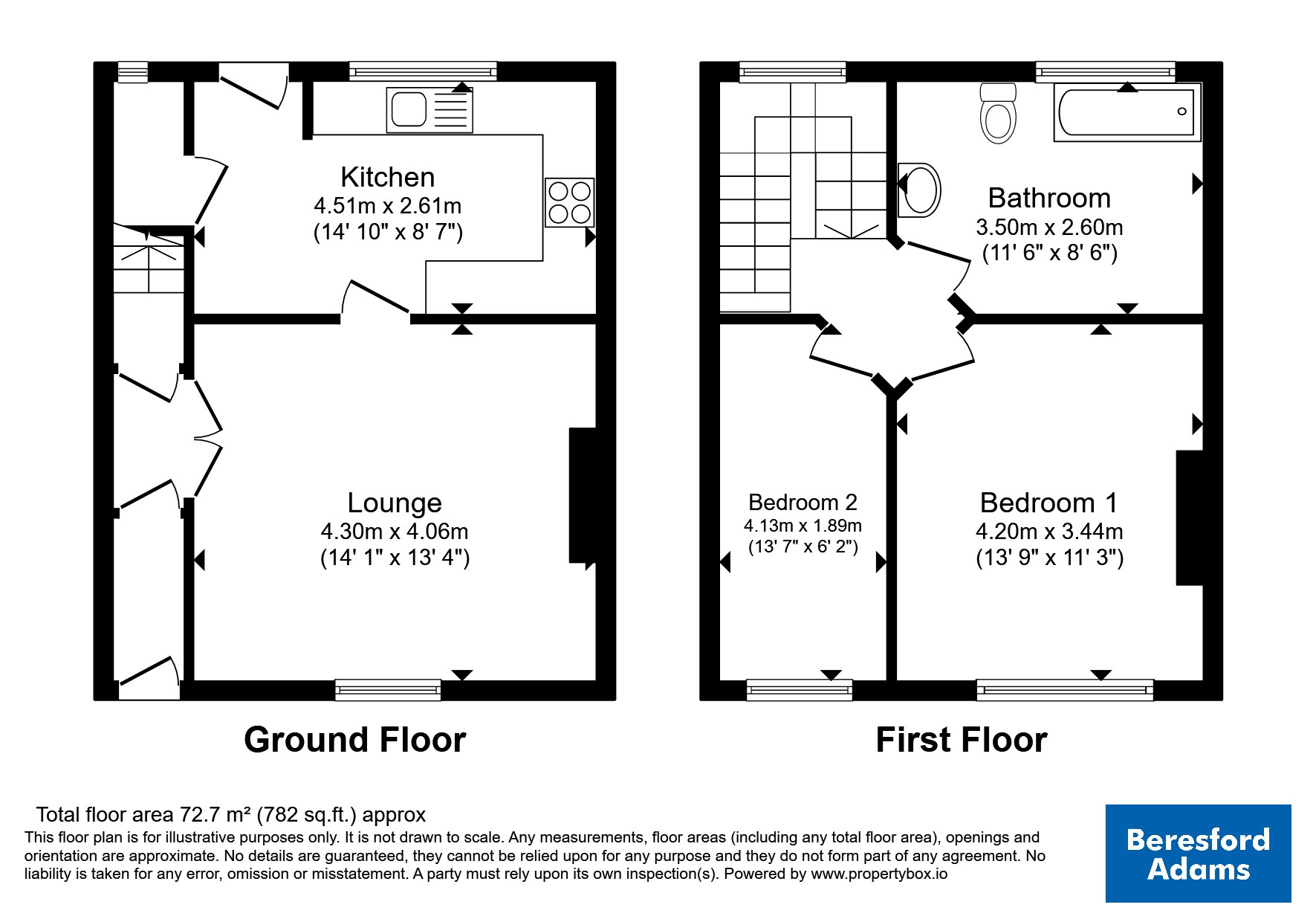 2, Dawson Court, Clwyd floorplan