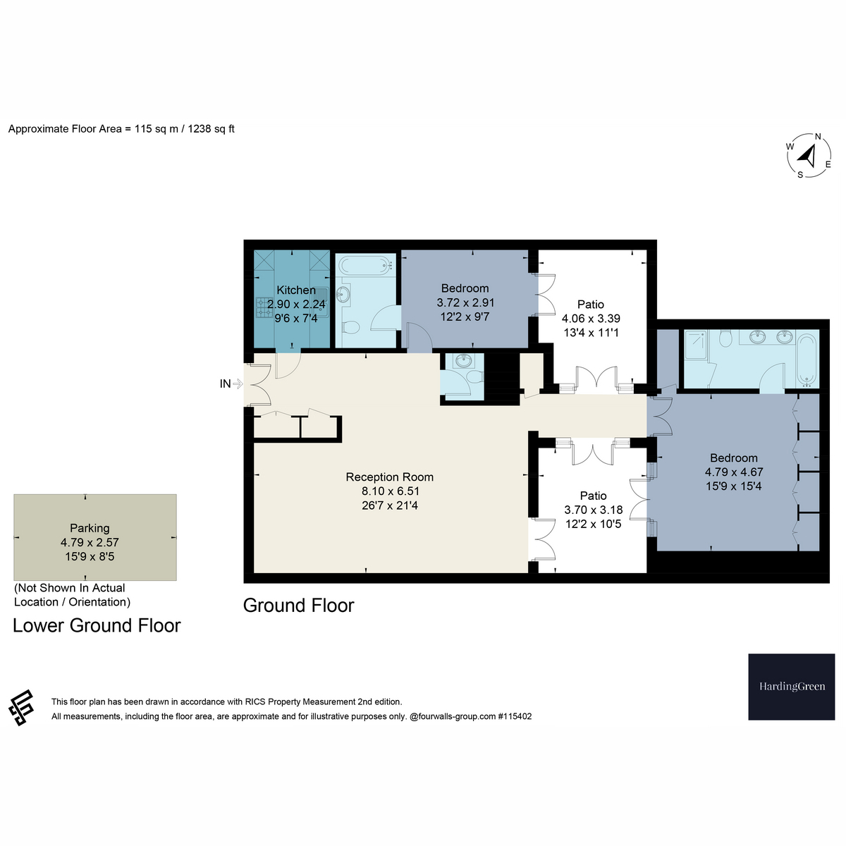 Flat 20, Academy Gardens, Duchess Of Bedfords Walk, London floorplan