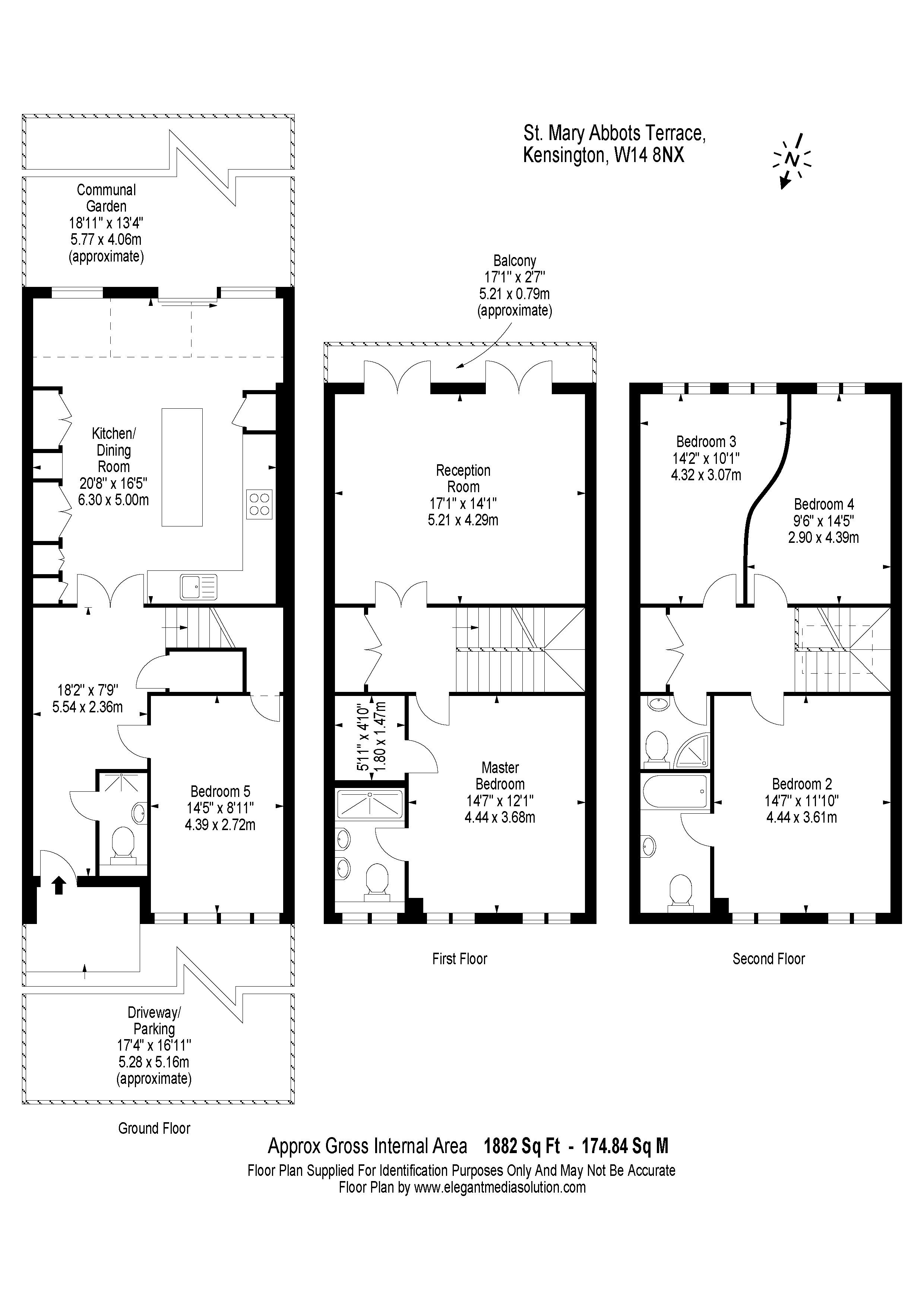 5 Bedrooms  to rent in St. Mary Abbots Terrace, London W14