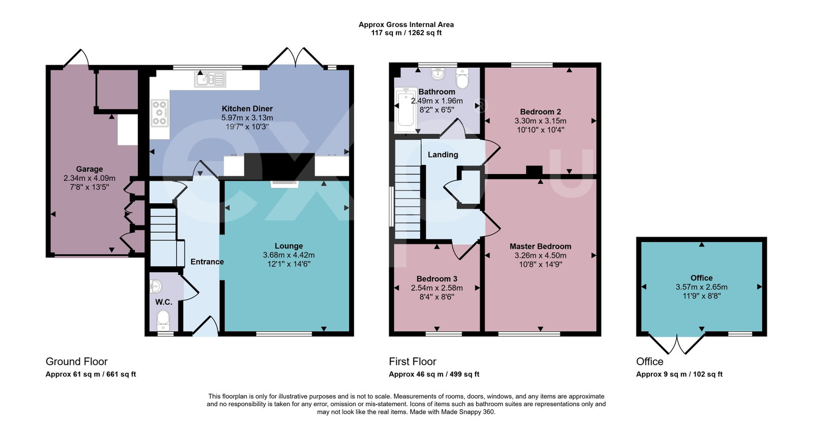 45, The Churchills, Newton Abbot floorplan