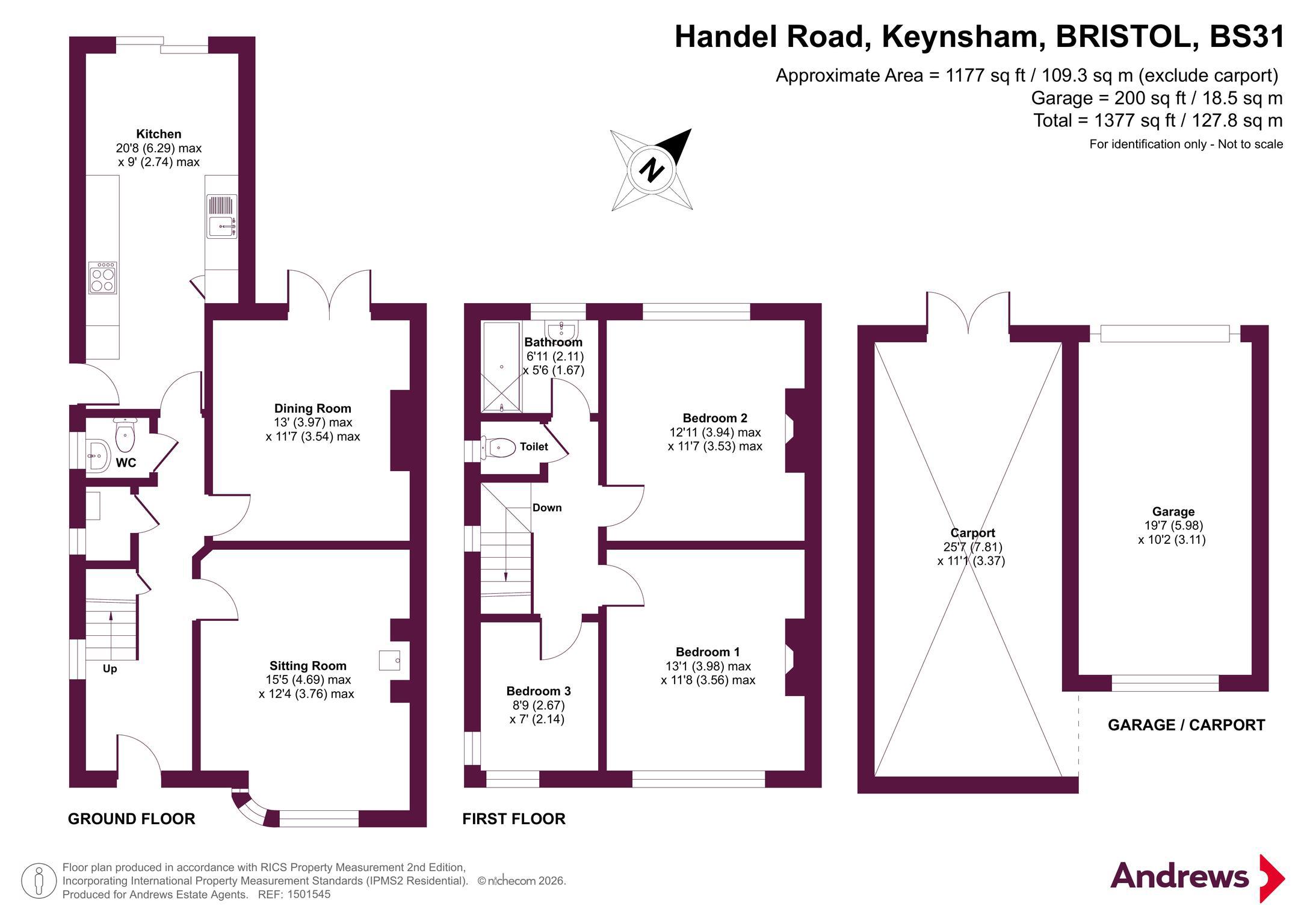 8, Handel Road, BRISTOL floorplan
