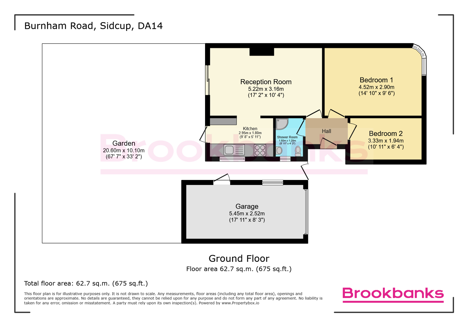 13, Burnham Road, Sidcup floorplan