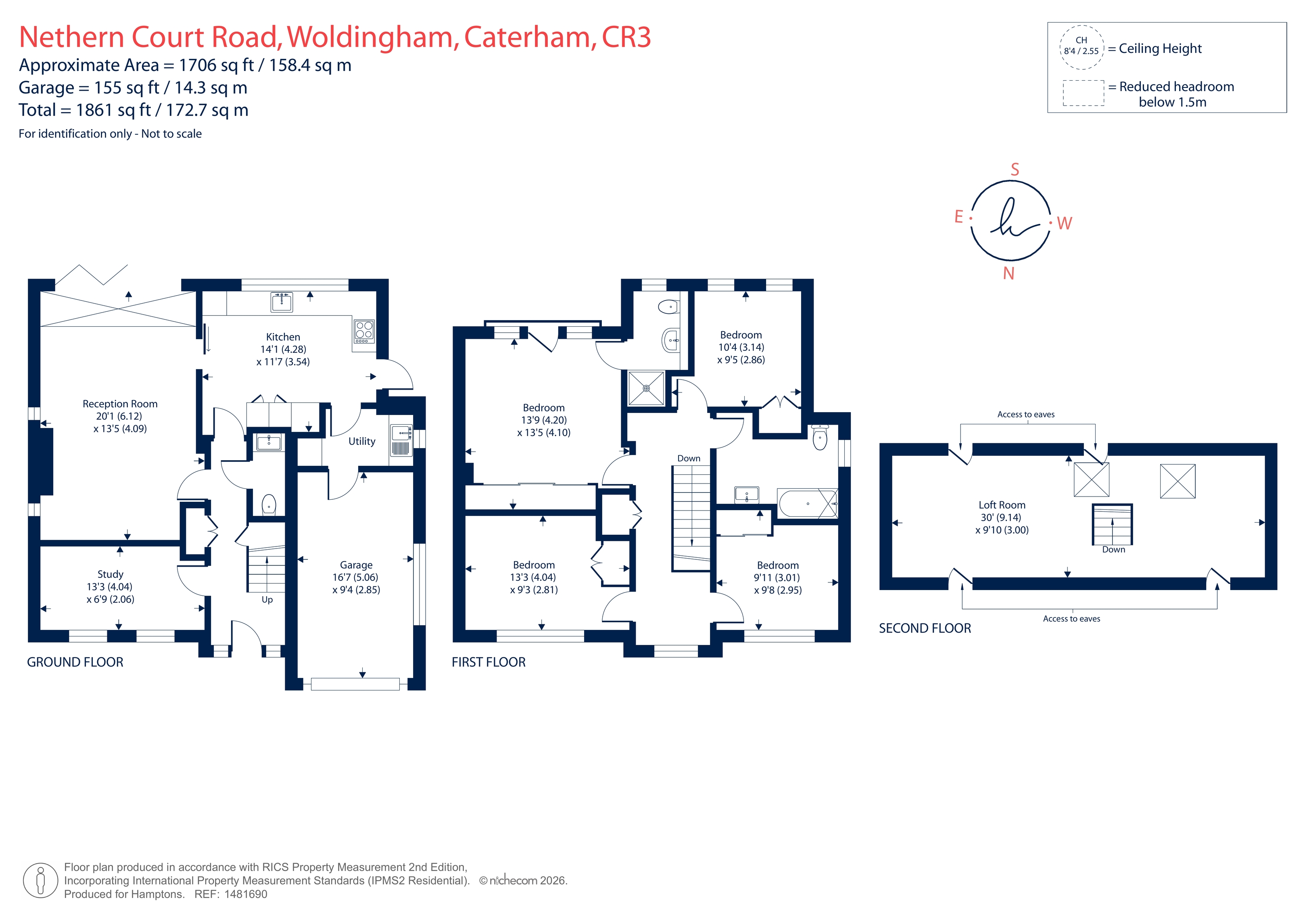 2A, Nethern Court Road, Caterham floorplan