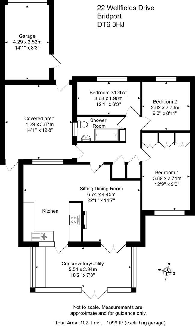 22, Wellfields Drive, Bridport floorplan