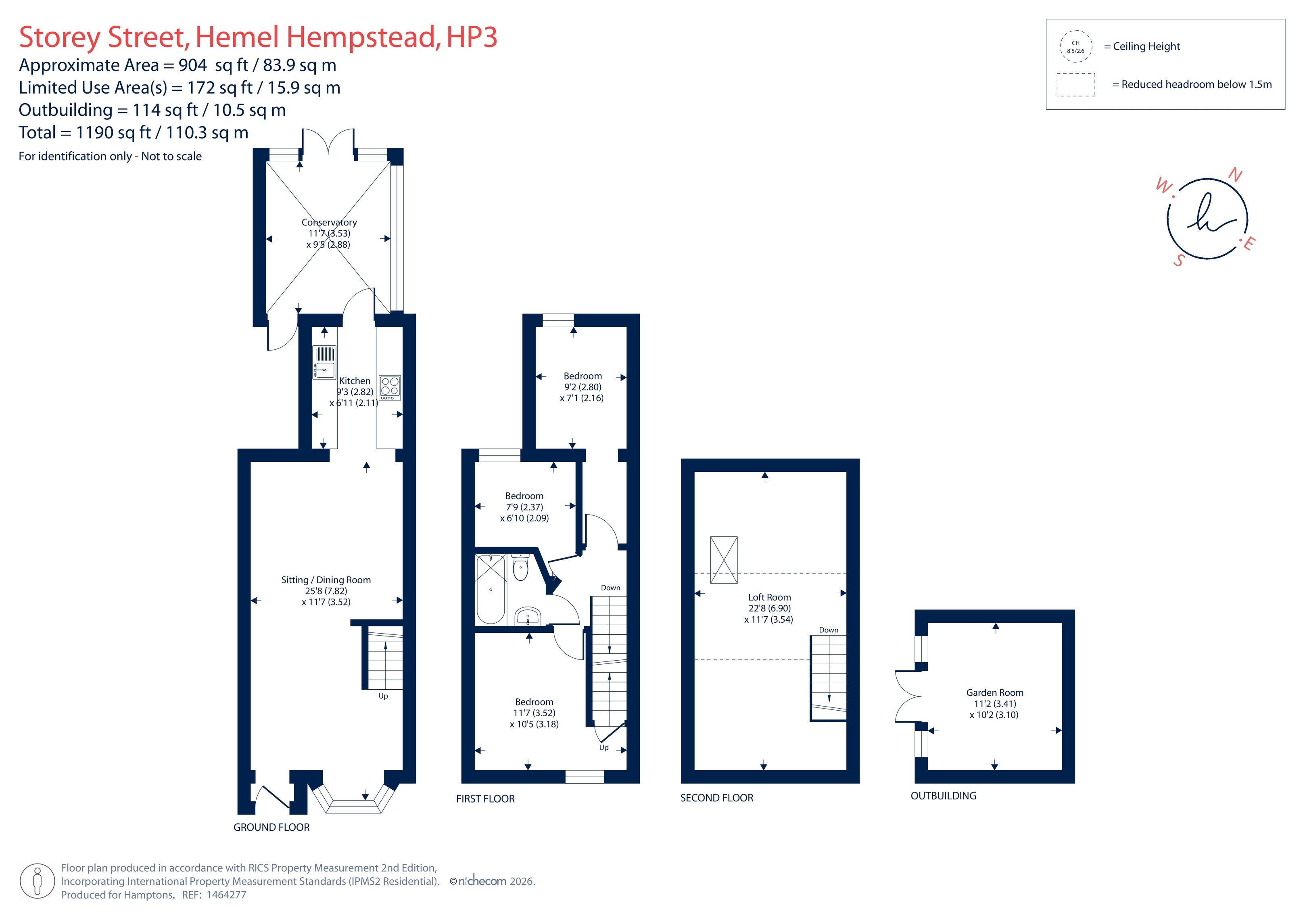 21, Storey Street, Hemel Hempstead floorplan
