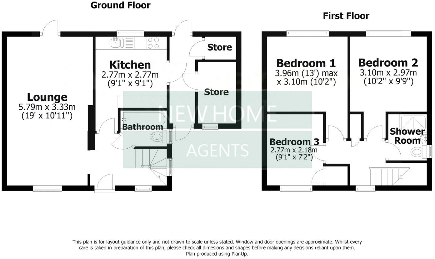 72, Grange Road, Stratford-Upon-Avon floorplan