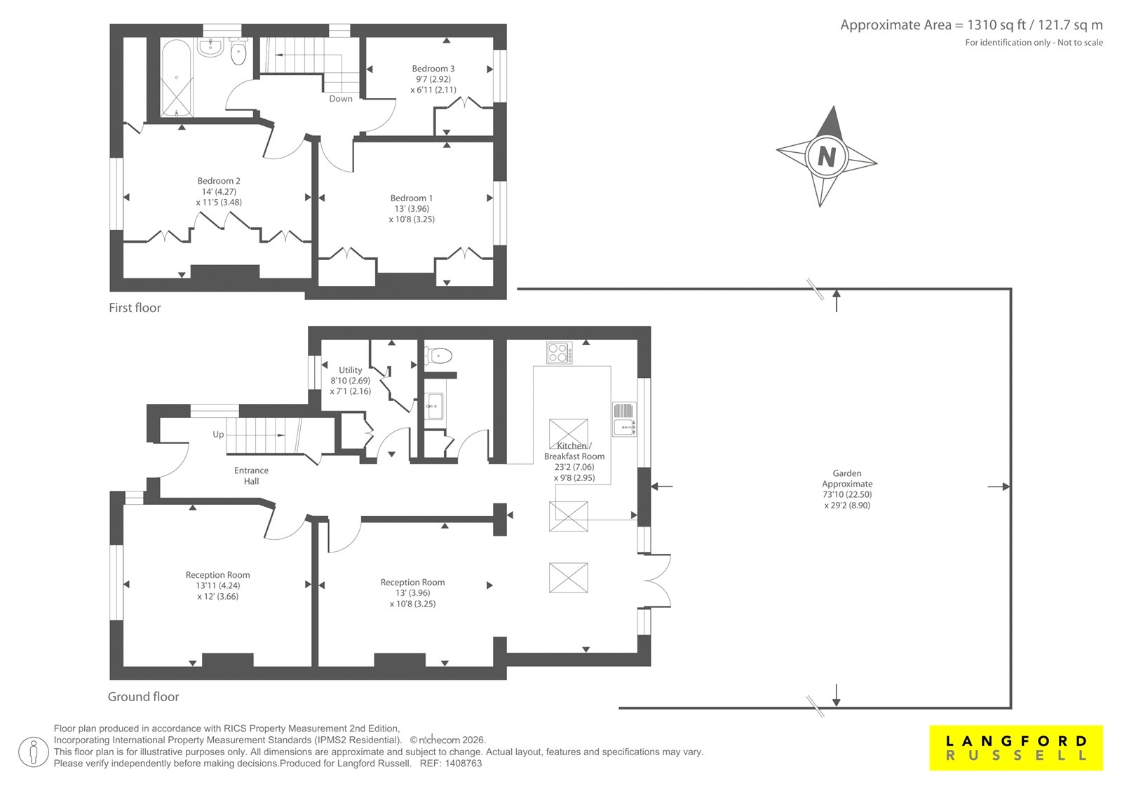 43, Rowan Walk, Bromley floorplan