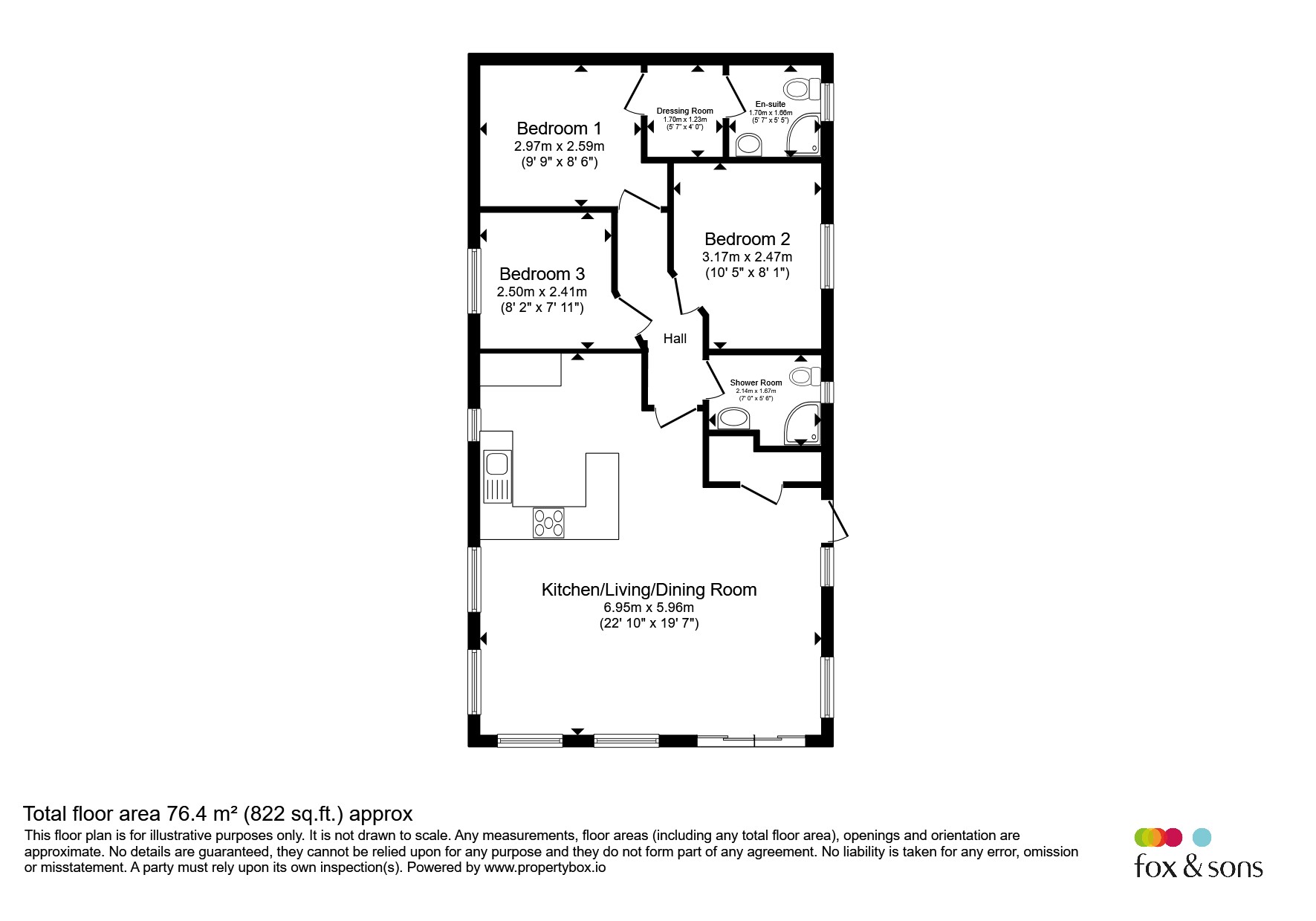 Lodge 48, Warmwell Holiday Park, Warmwell Road, Dorchester floorplan