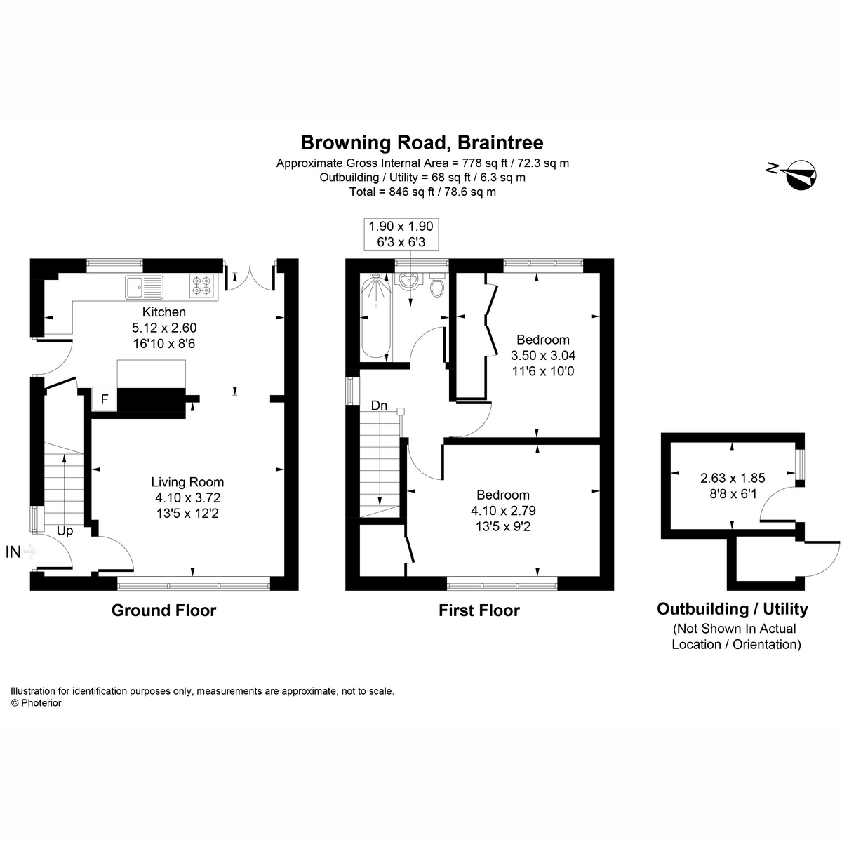 9, Browning Road, Braintree floorplan