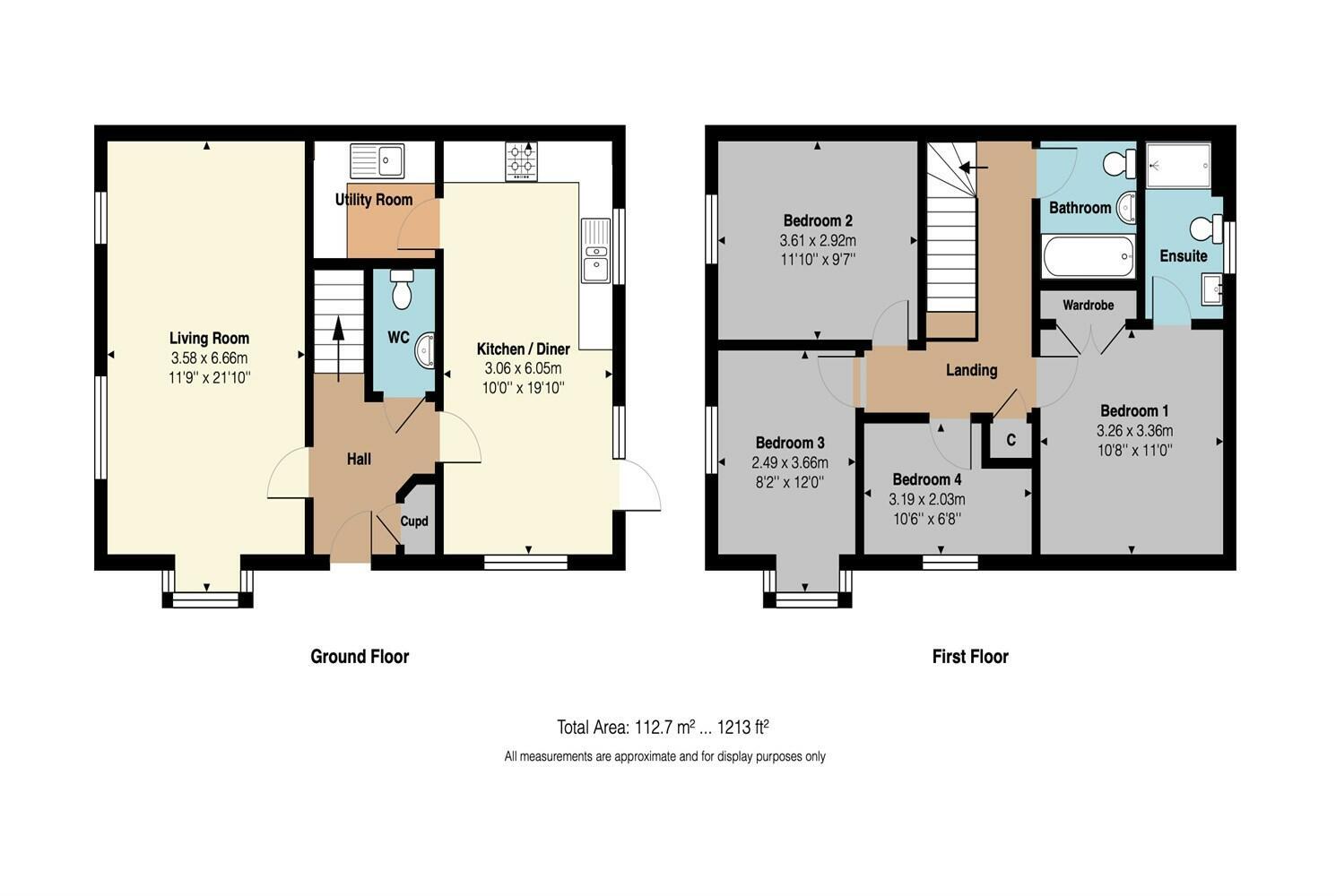 43, Autumn Way, Nottingham floorplan