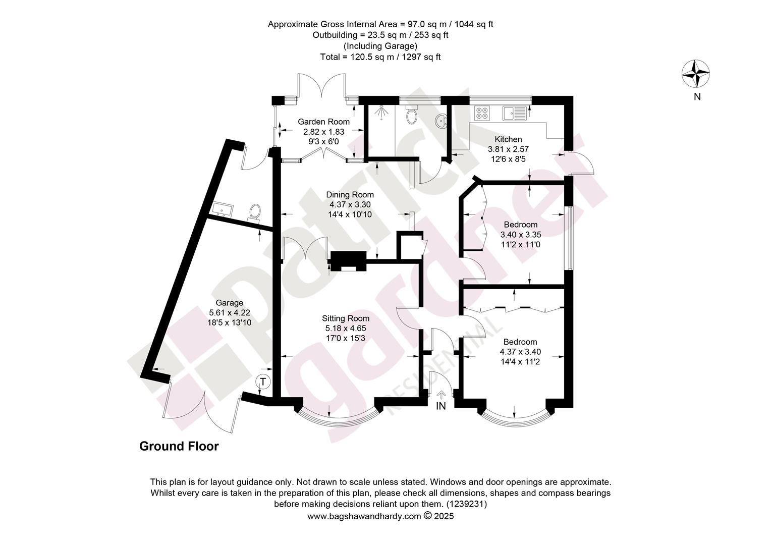 97A, Nutcroft Grove, Fetcham floorplan