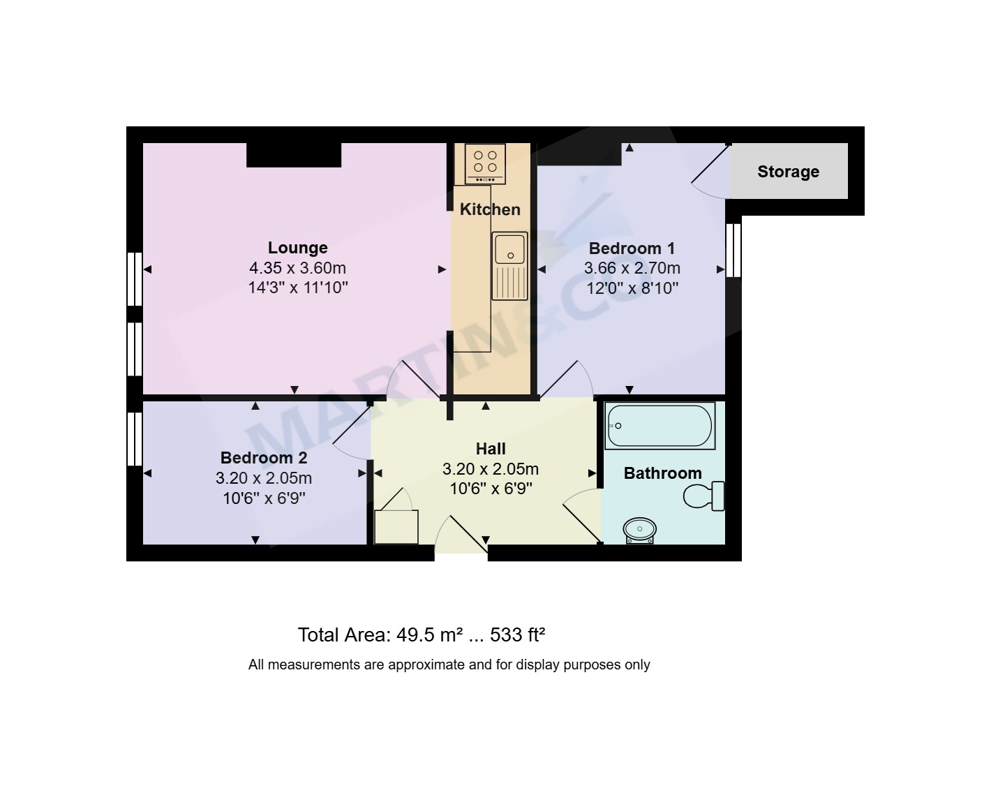 Flat 5, 28-30, Southbourne Grove, Bournemouth floorplan