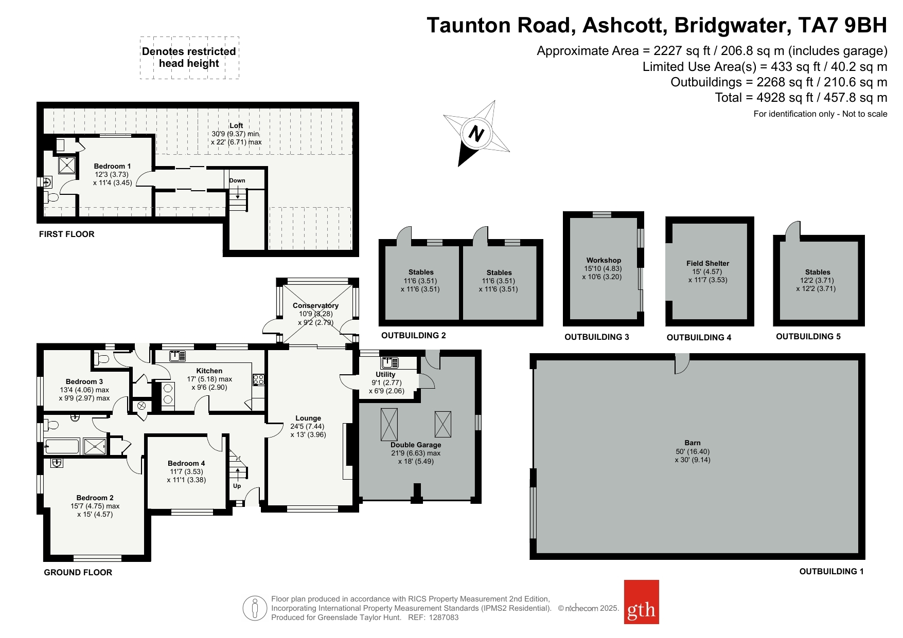 1, Taunton Road, Bridgwater floorplan