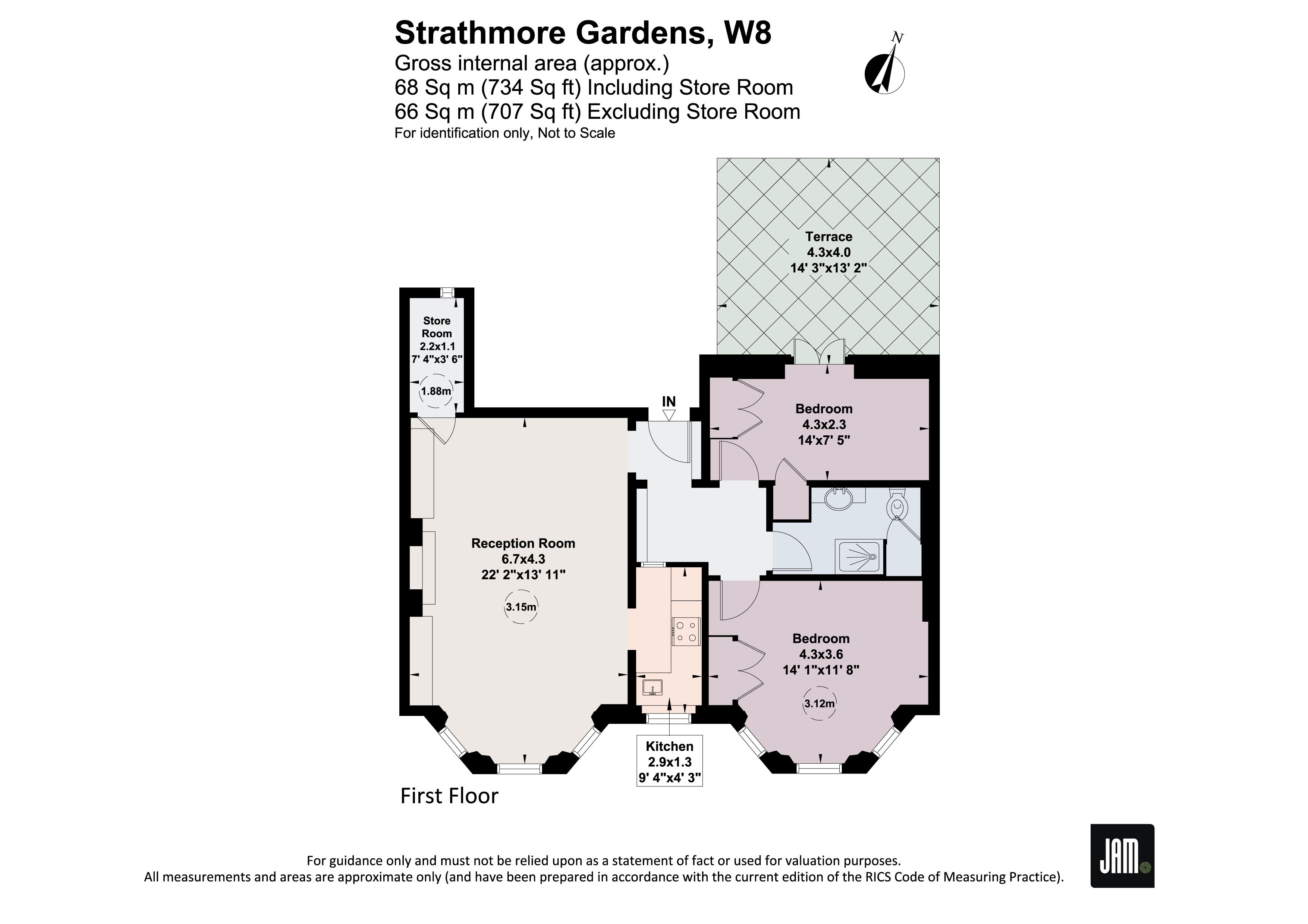 Flat 2, 11, Strathmore Gardens, London floorplan
