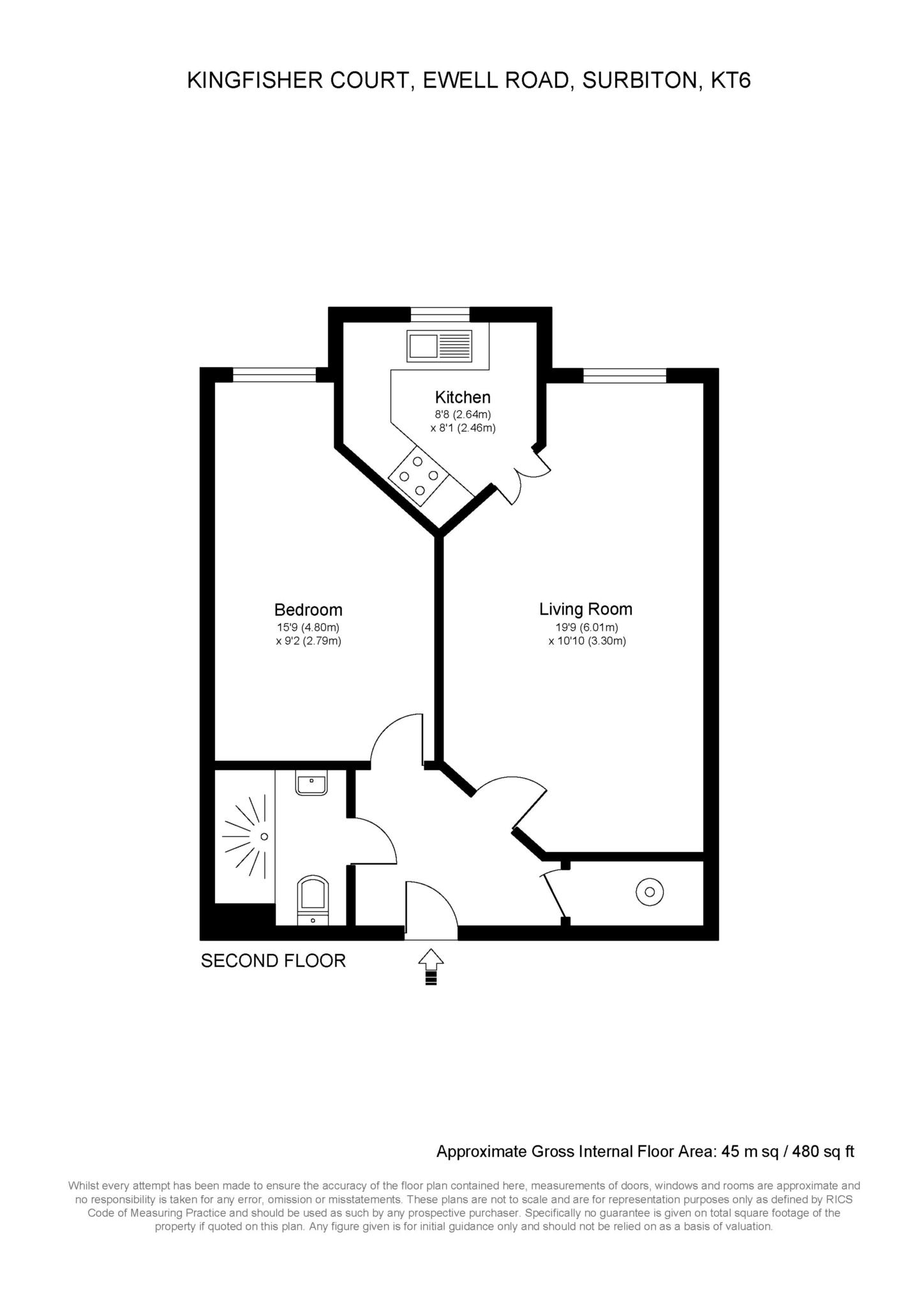 Ewell Road, Surbiton floorplan