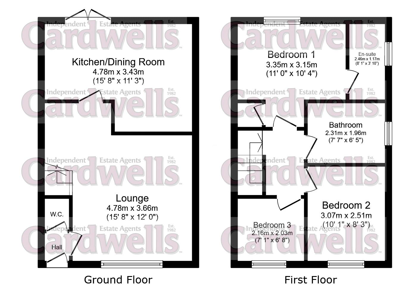 9, Keegan Drive, Manchester floorplan