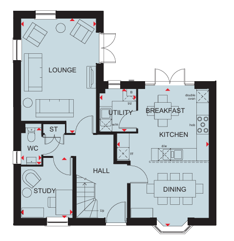H798523, Hollygate Lane, Cotgrave floorplan
