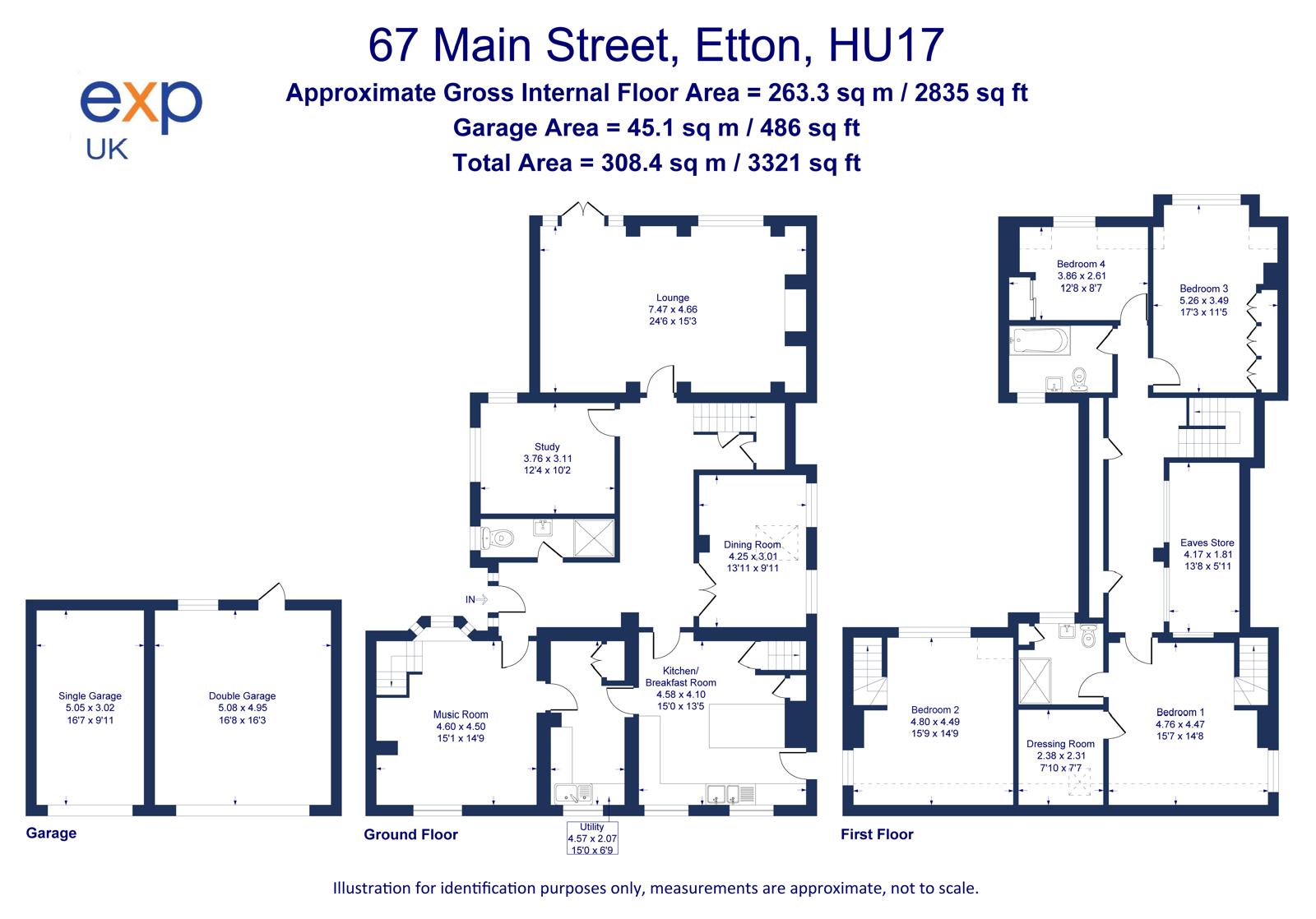 67, Main Street, Etton Beverley floorplan