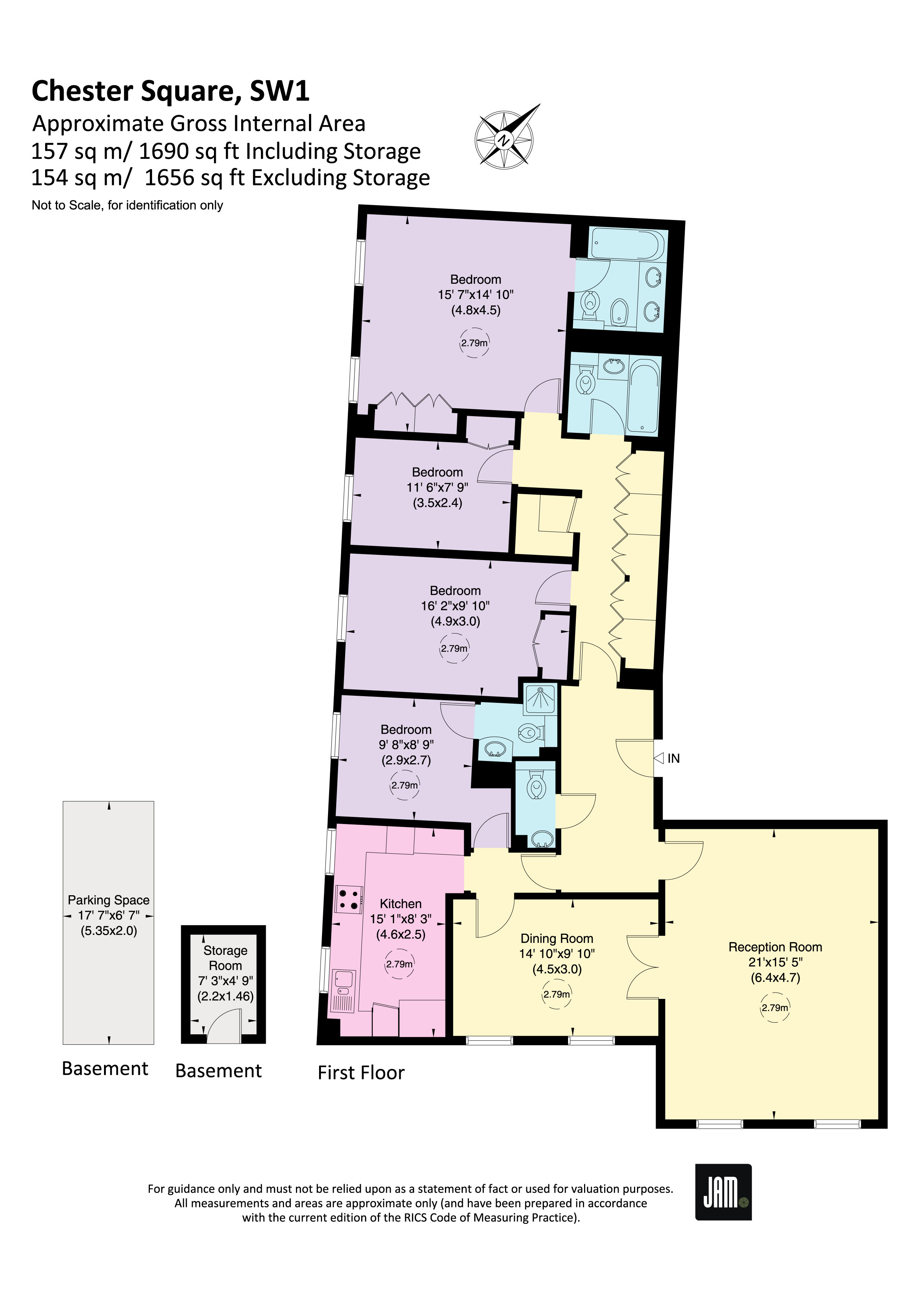 40, Chester Square, London floorplan