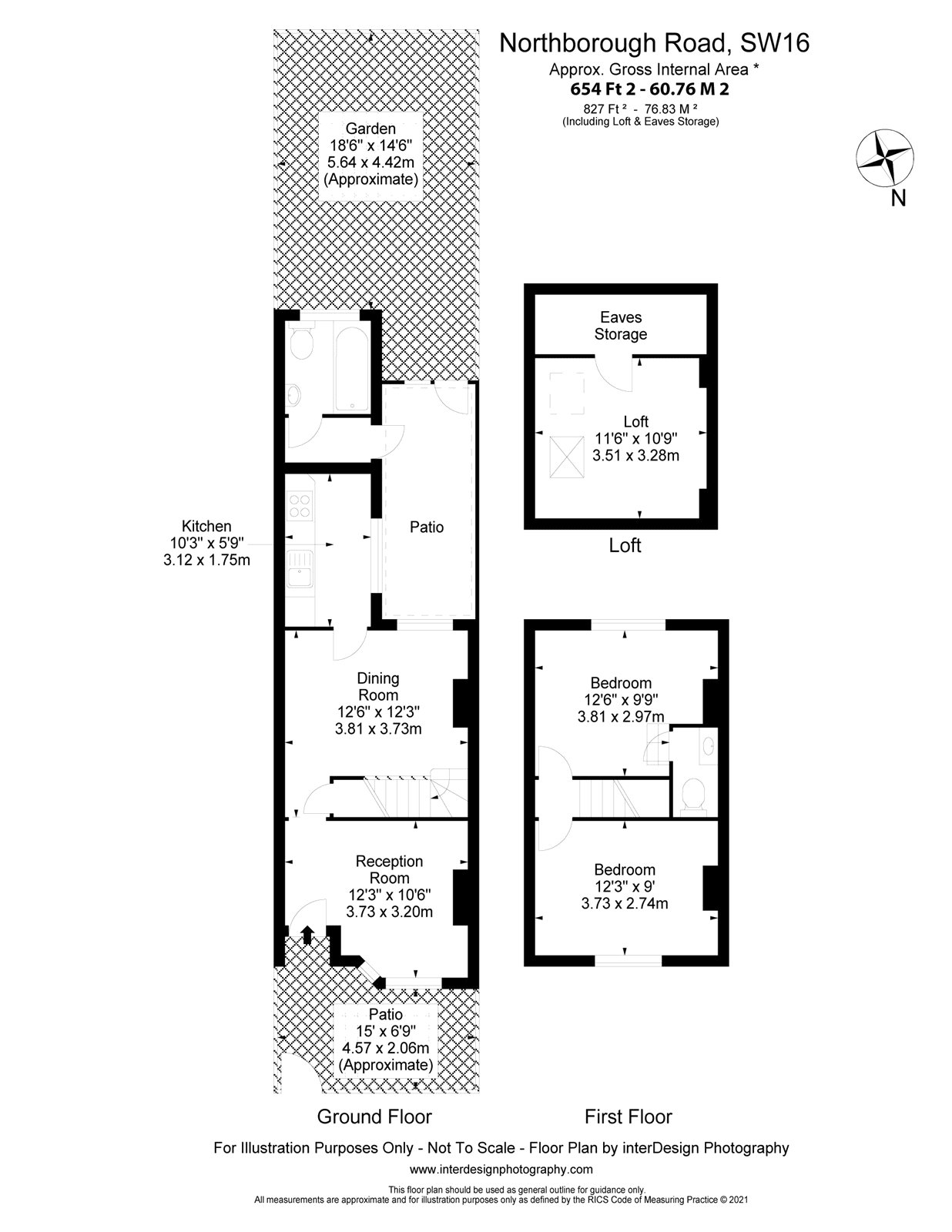 Northborough Road, Norbury SW16, 2 bedroom terraced house for sale