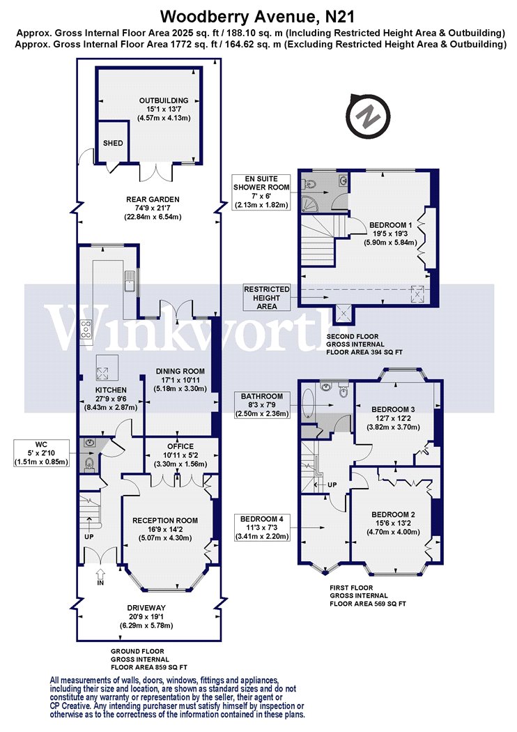 48, Woodberry Avenue, London floorplan