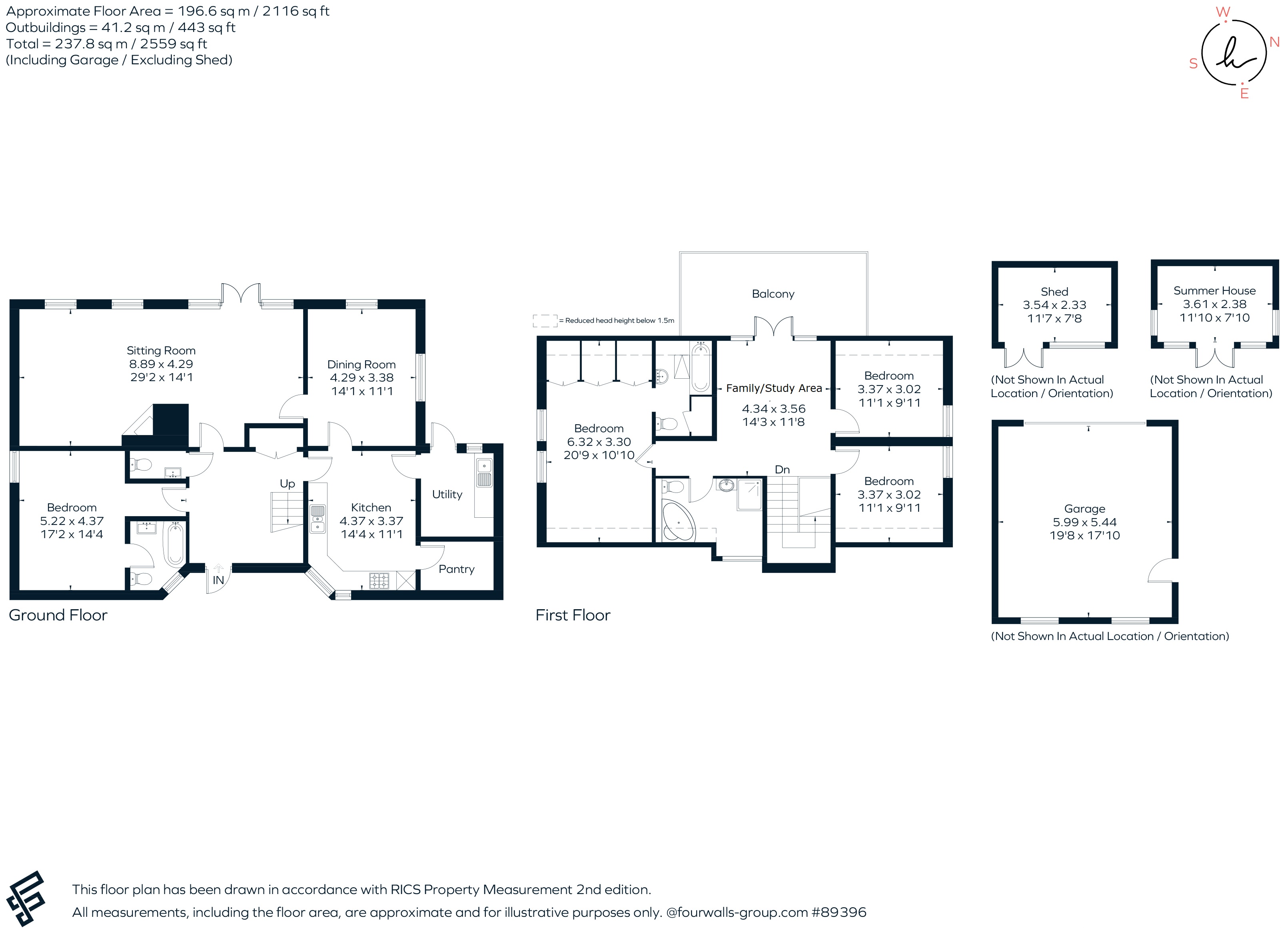 Oakwood, Shaws Lane, Southwater floorplan