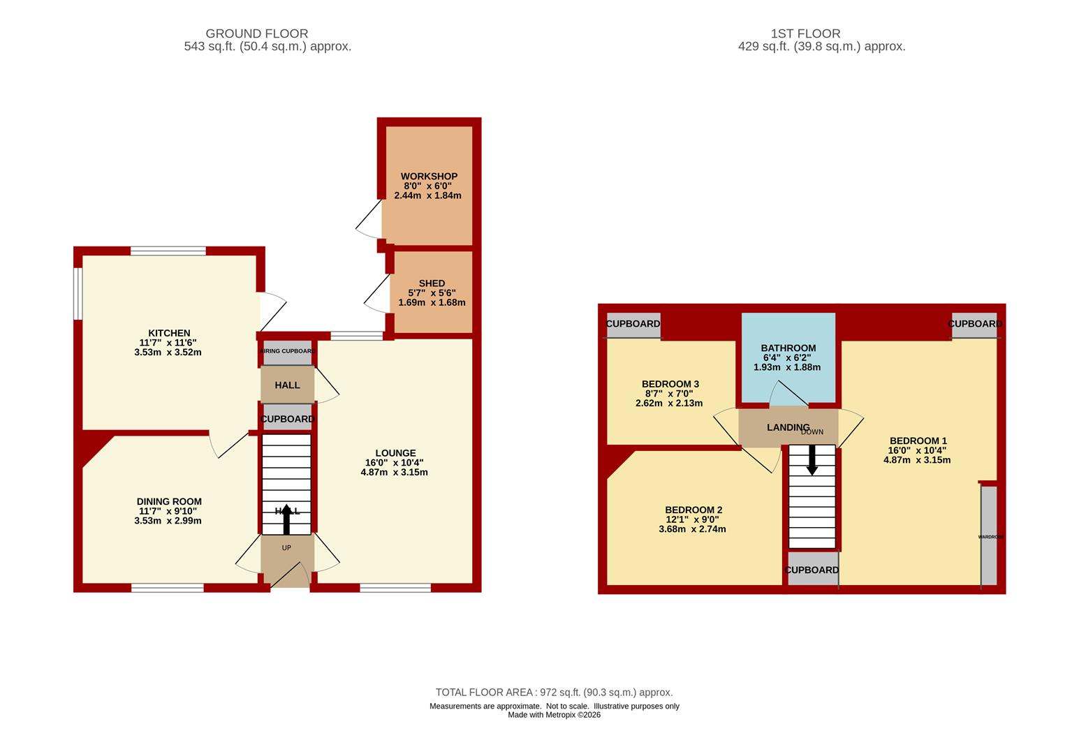 81, Tutnalls Street, Lydney floorplan