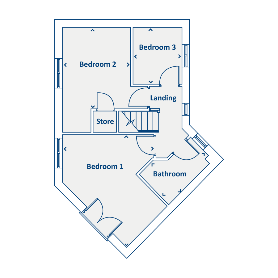 "The Wentworth" at Chamberlain Way, Peterborough PE4, 3 bedroom