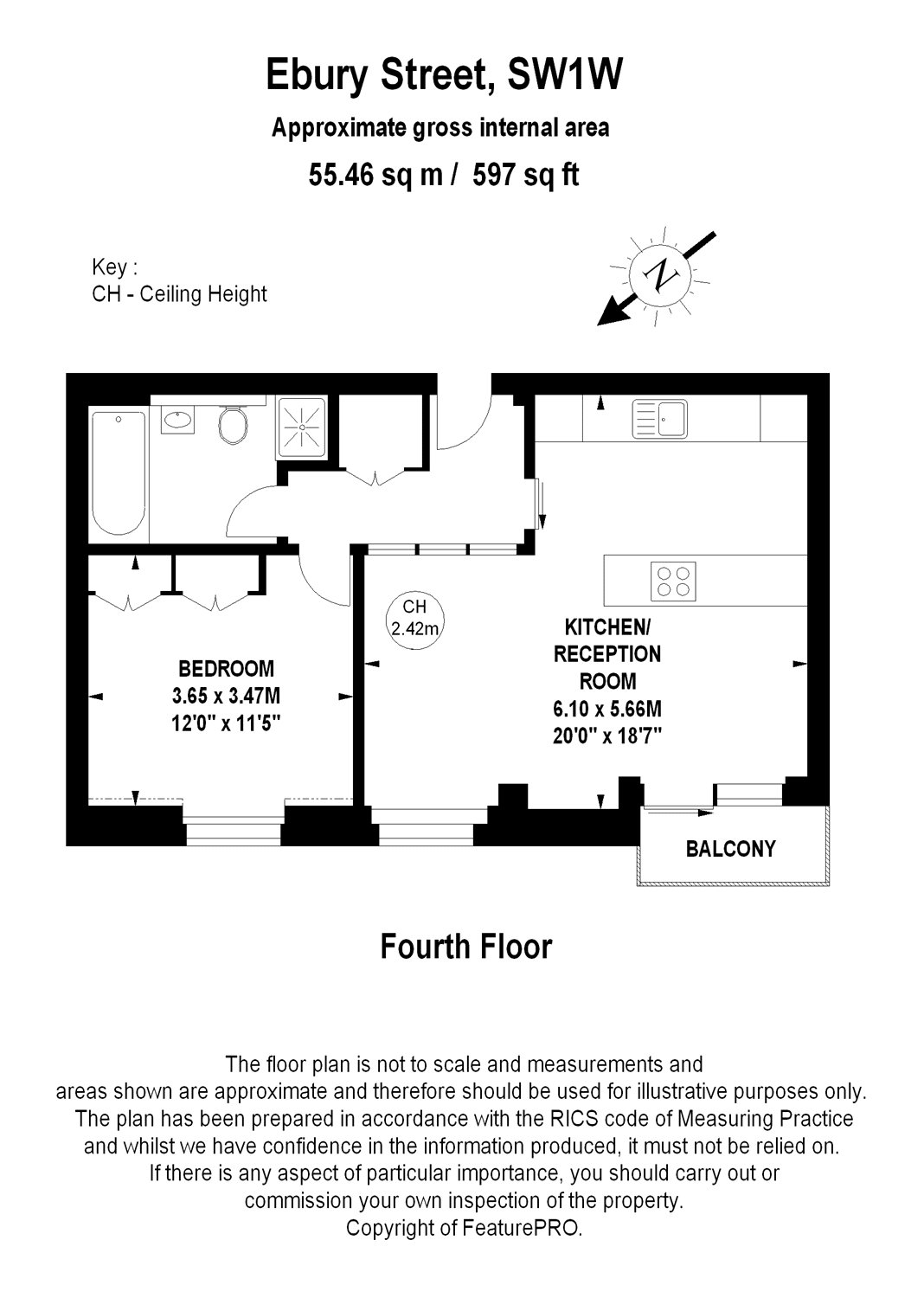 1 Bedrooms Flat to rent in Ebury Street, London SW1W