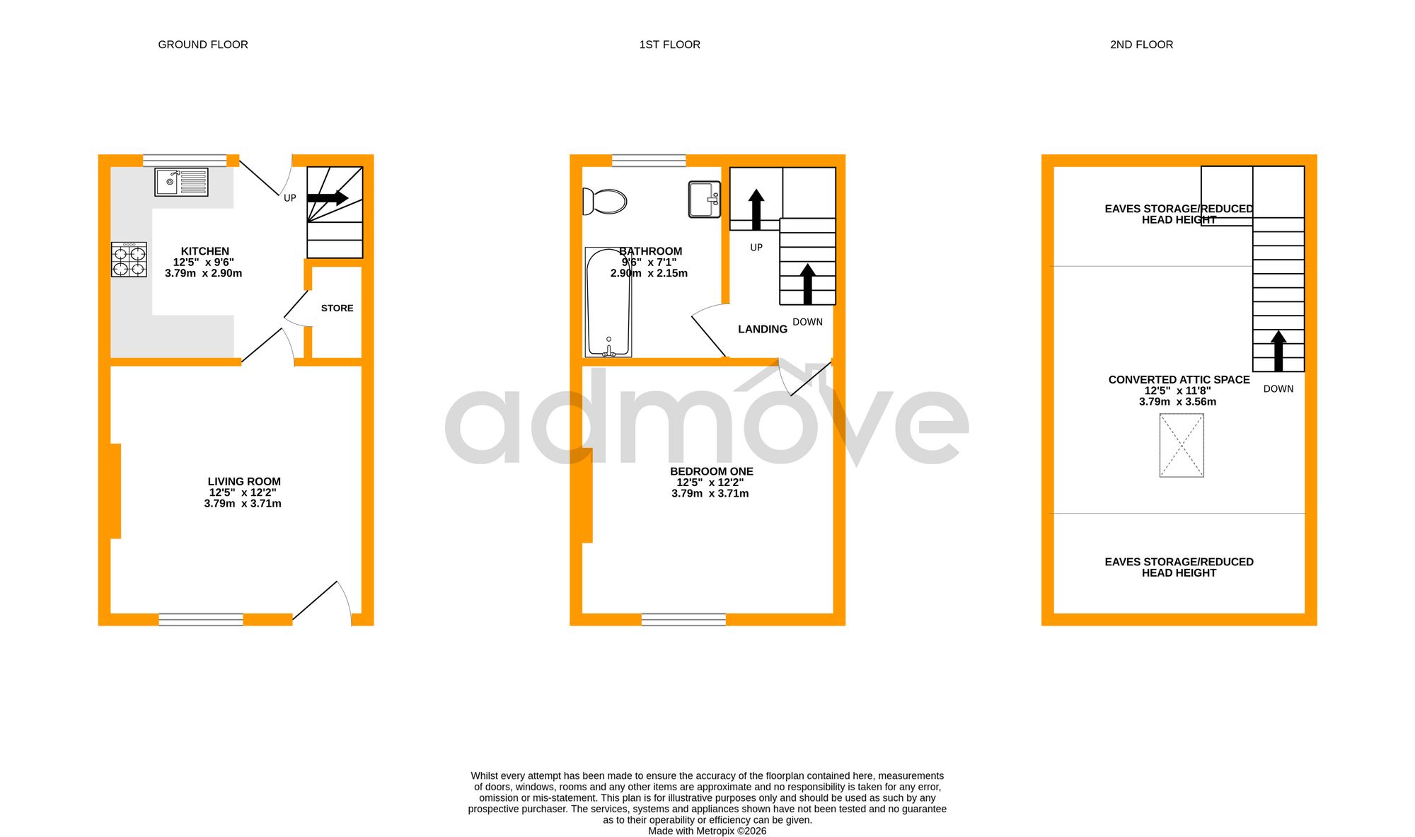 6 Greenwood Terrace Town Lane, Knutsford floorplan