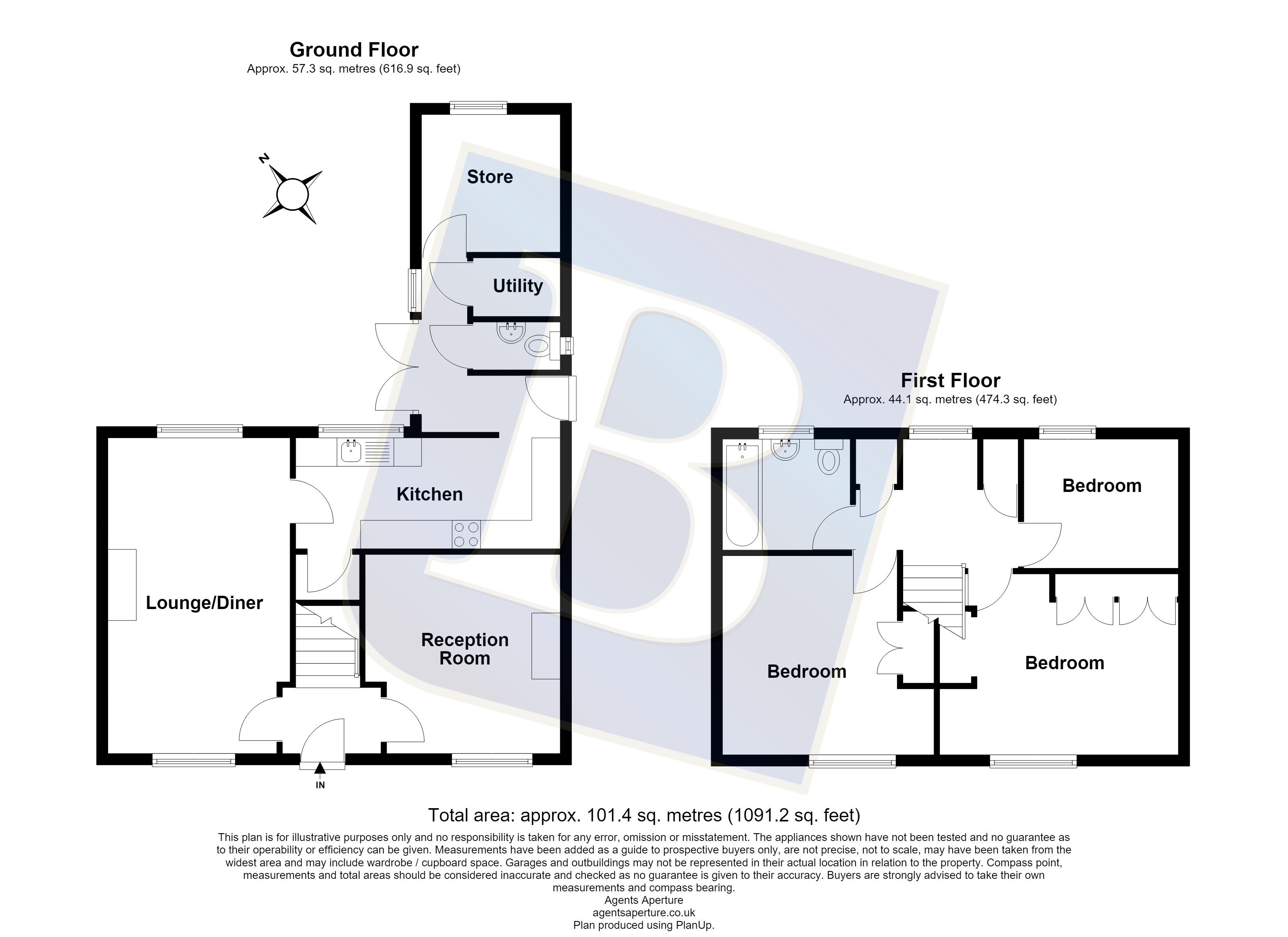 60, Church End Lane, Wickford floorplan