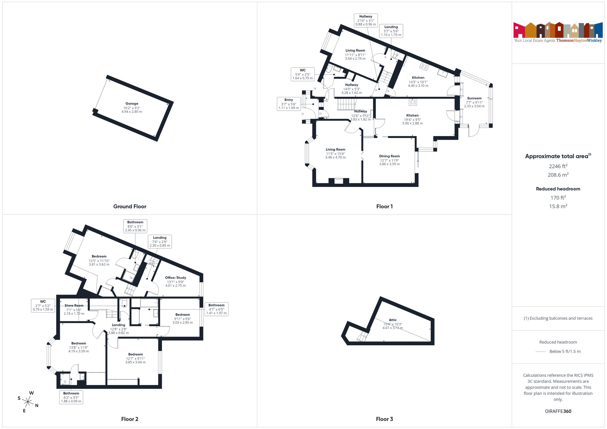 1 Loughrigg Avenue, Ambleside floorplan