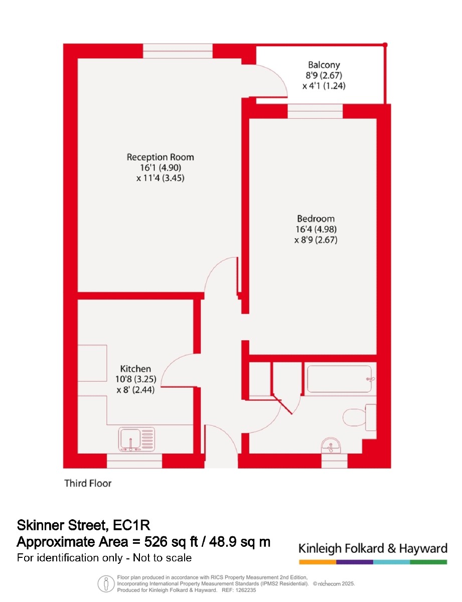 45 Charles Townsend House,, Skinner Street, England floorplan