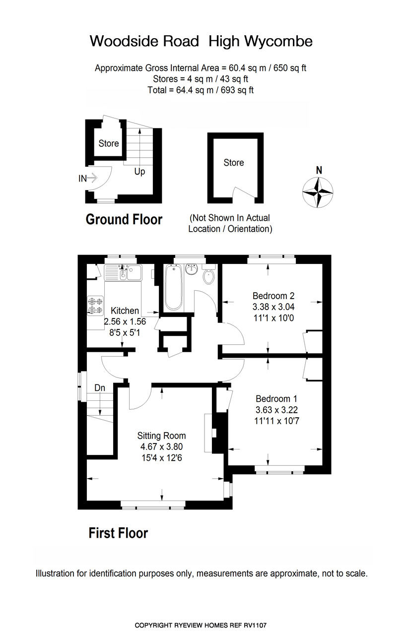 2 Bedrooms Maisonette for sale in Woodside Road, High Wycombe HP13