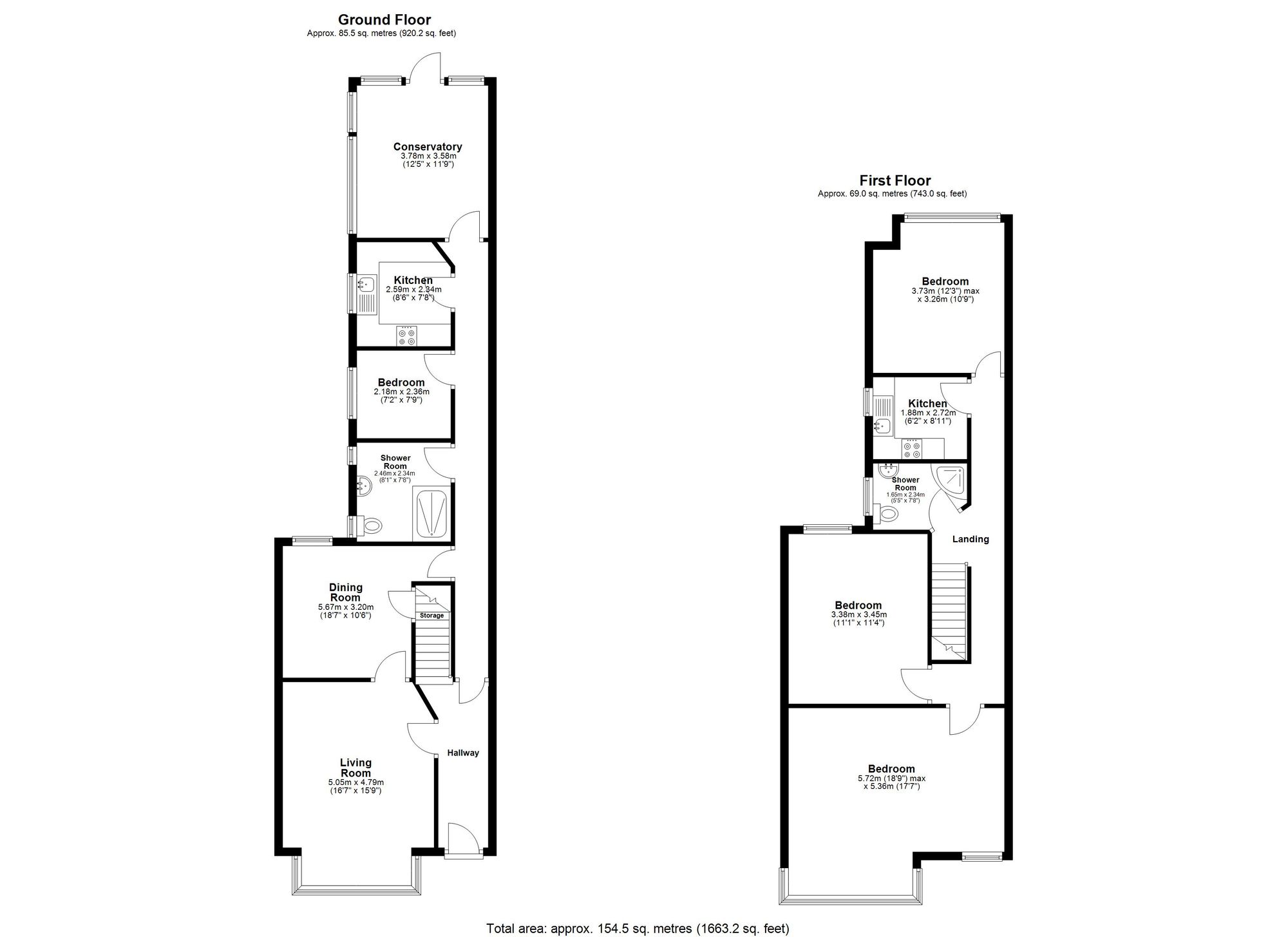 4 Cowley Road, Ilford floorplan
