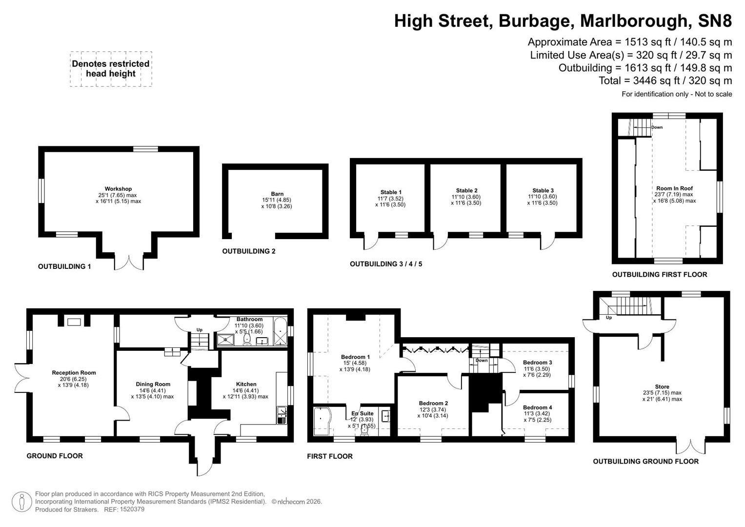 140, High Street, Burbage floorplan