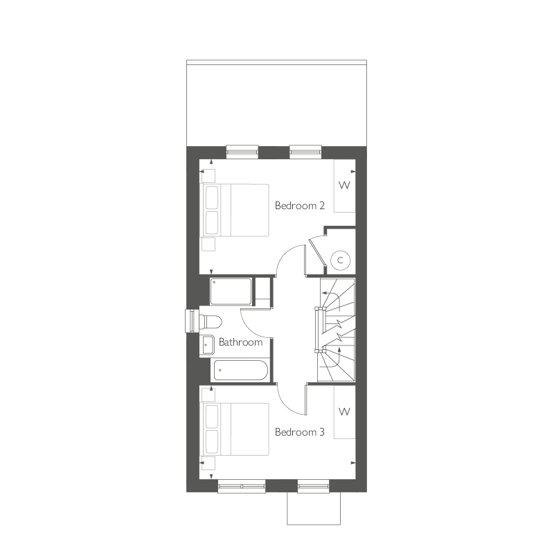 59, 1 Du Maurier Lane, Milton Keynes floorplan