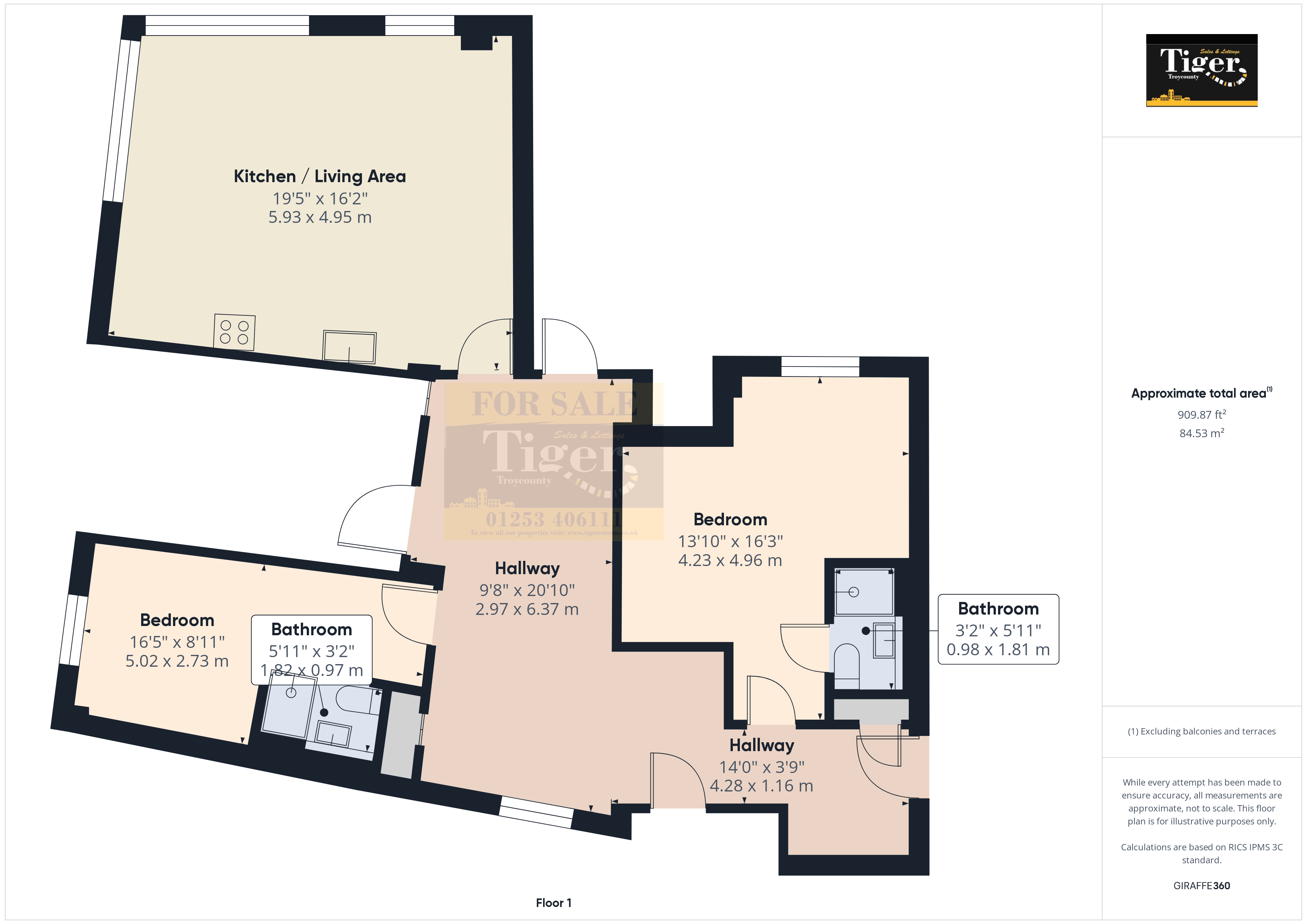 Friargate Court, 154, Market Street West, Preston floorplan