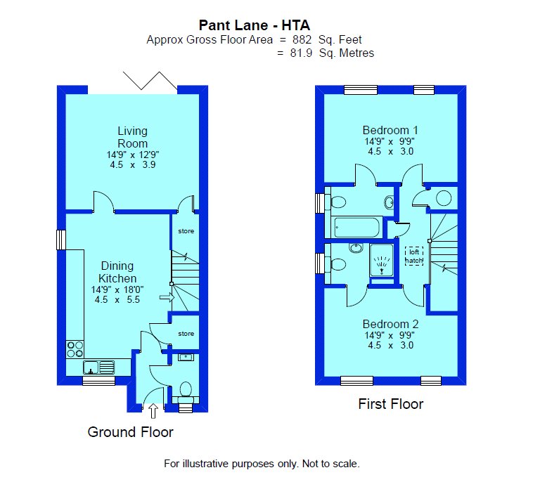 Harebell Cottage, Austwick floorplan