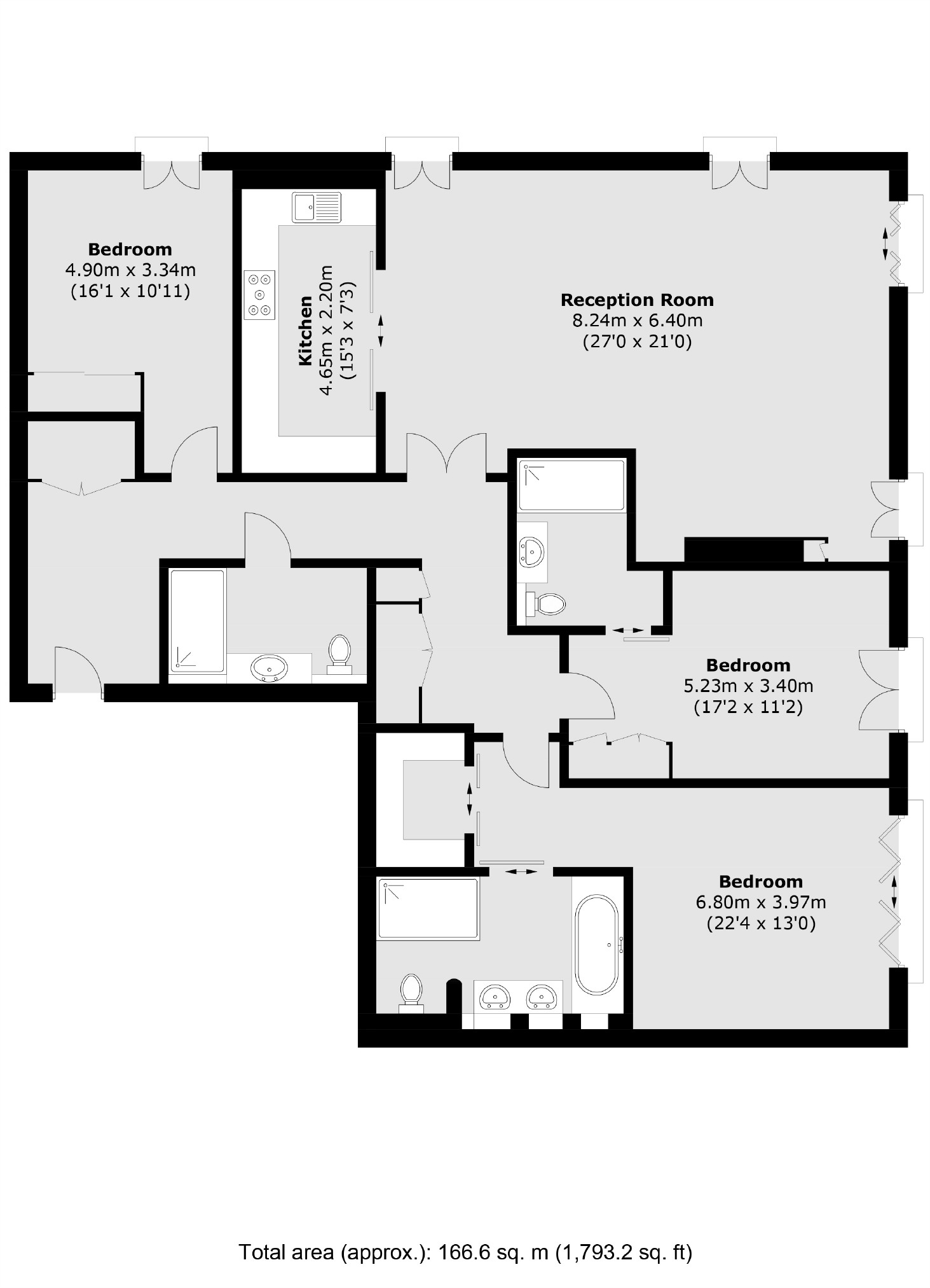 Apartment 31, 1, Ebury Square, London floorplan