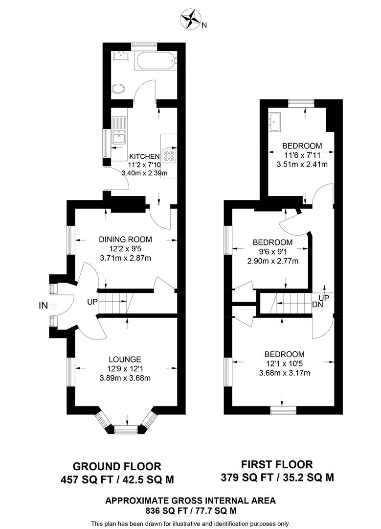 Briants Avenue, Reading floorplan