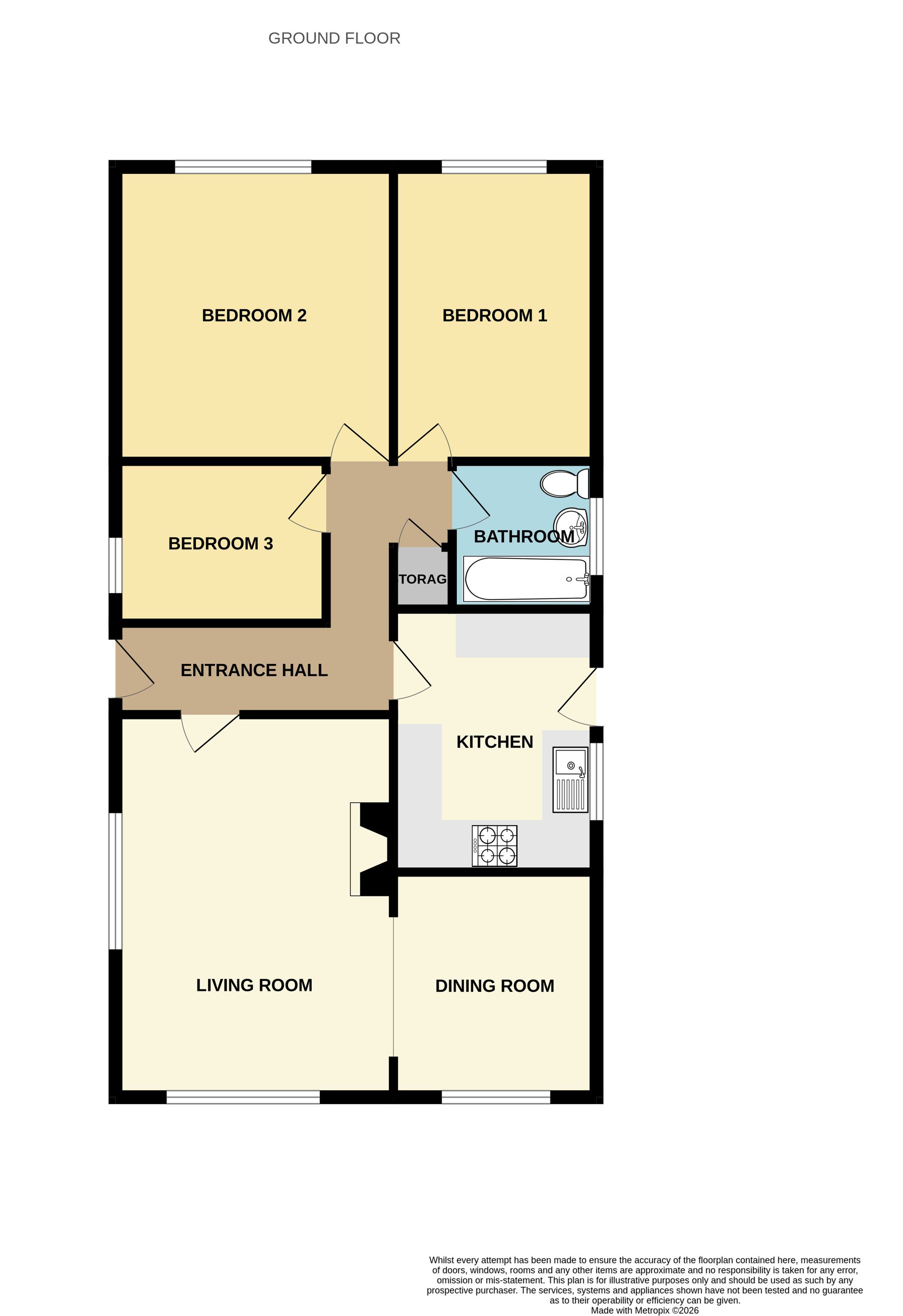 48 Thornham Drive, Bolton floorplan