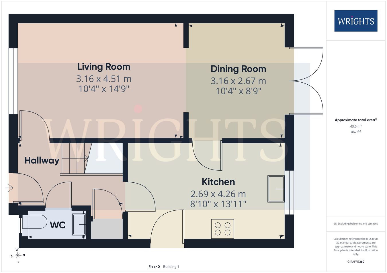 33, Somersham, Welwyn Garden City floorplan