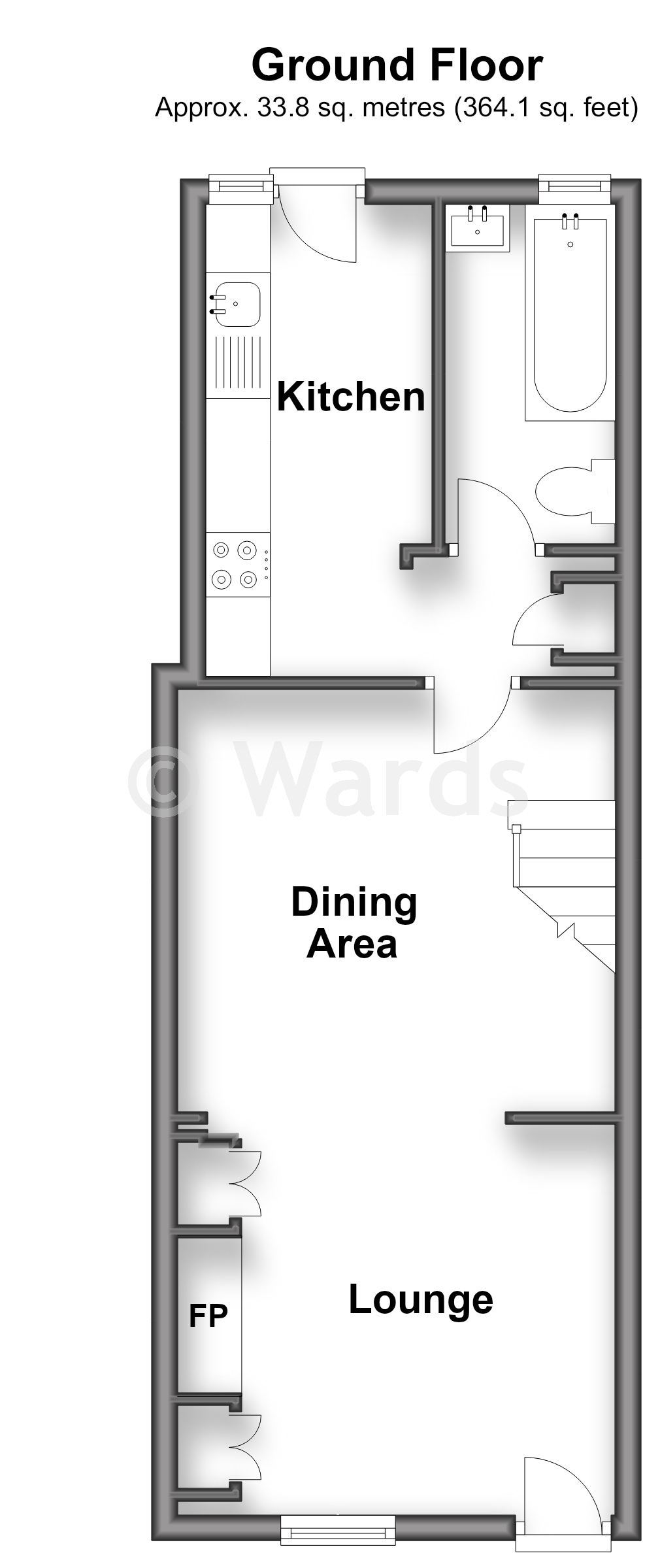 19, Bow Terrace, Maidstone floorplan