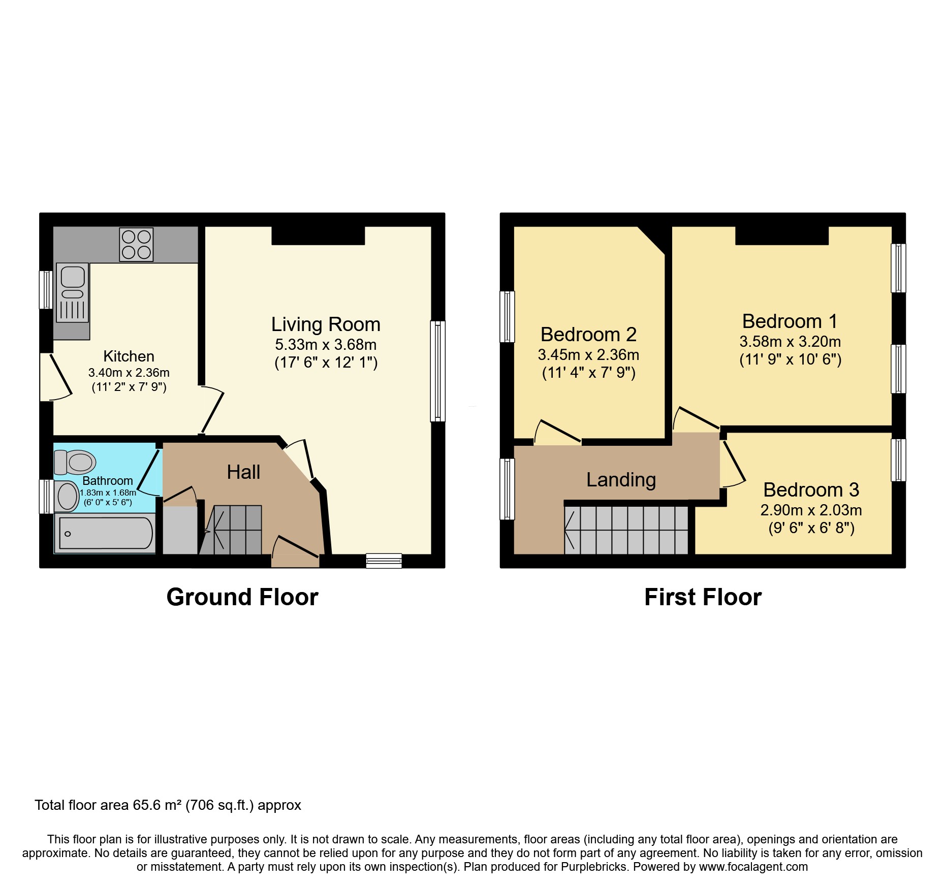 78, Shakespeare Road, Exeter floorplan