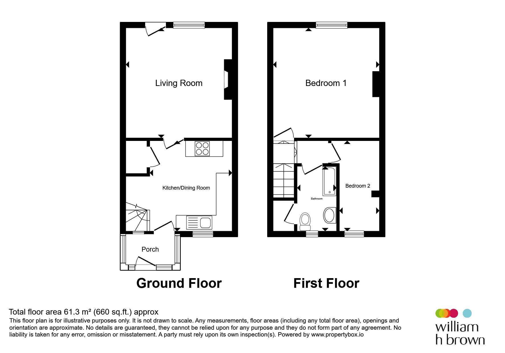 1, River View, Castleford floorplan
