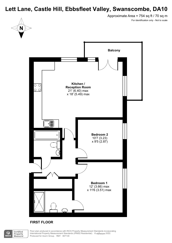 37, Lett Lane, Gravesend floorplan