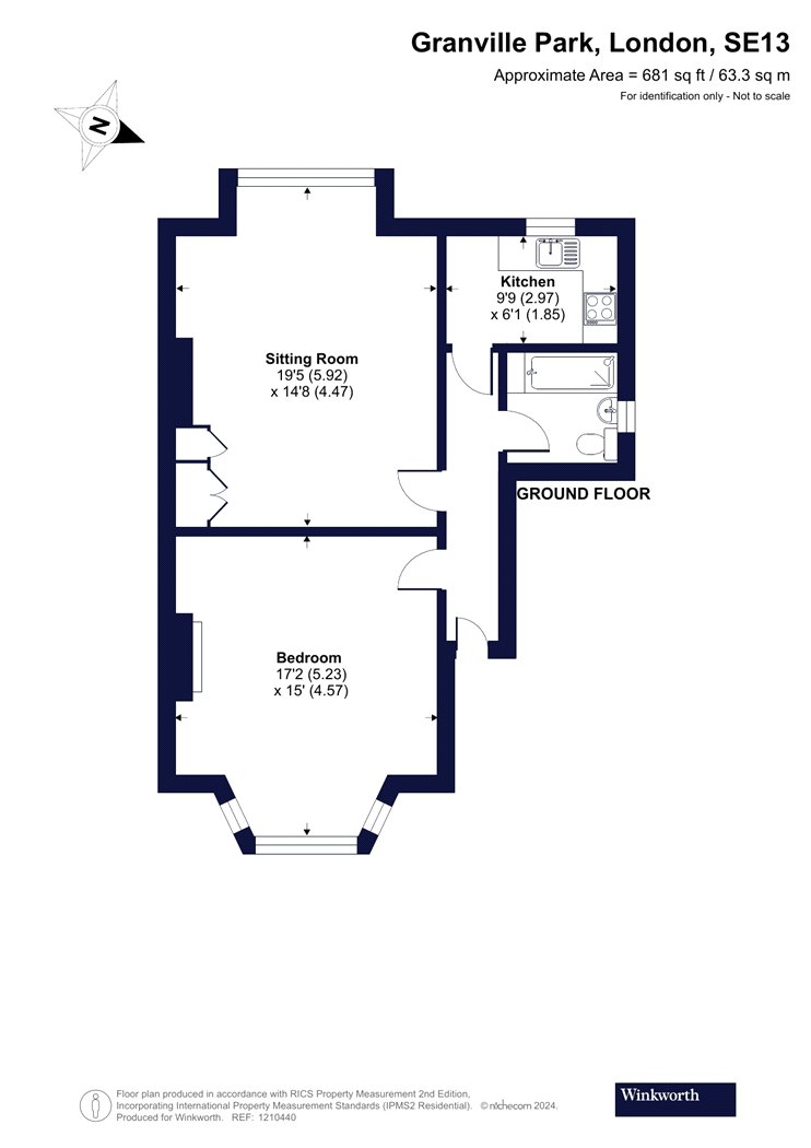 Ground Floor Flat, 2, Granville Park, Lewisham floorplan