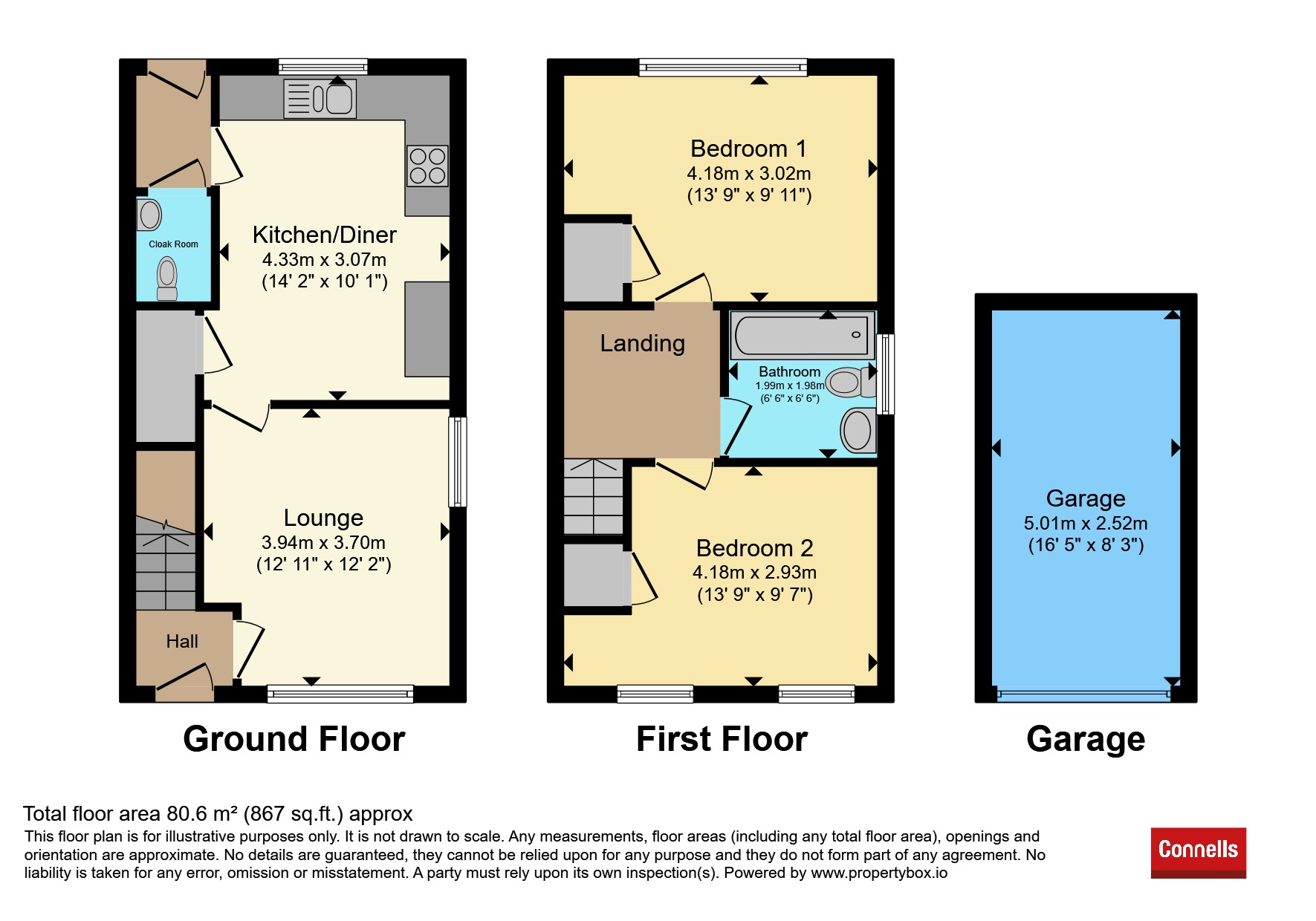 1, Coltsfoot Close, RUGBY floorplan